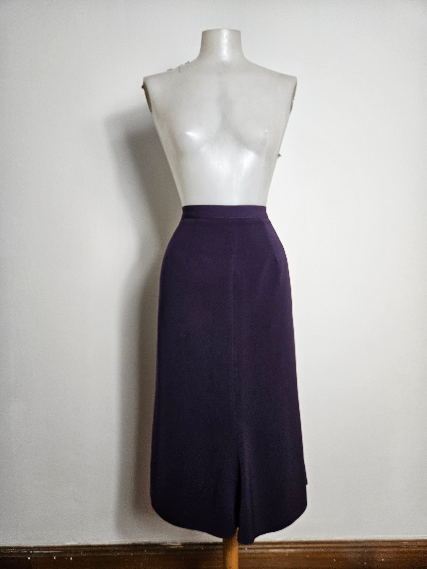 Jupe évasée violette