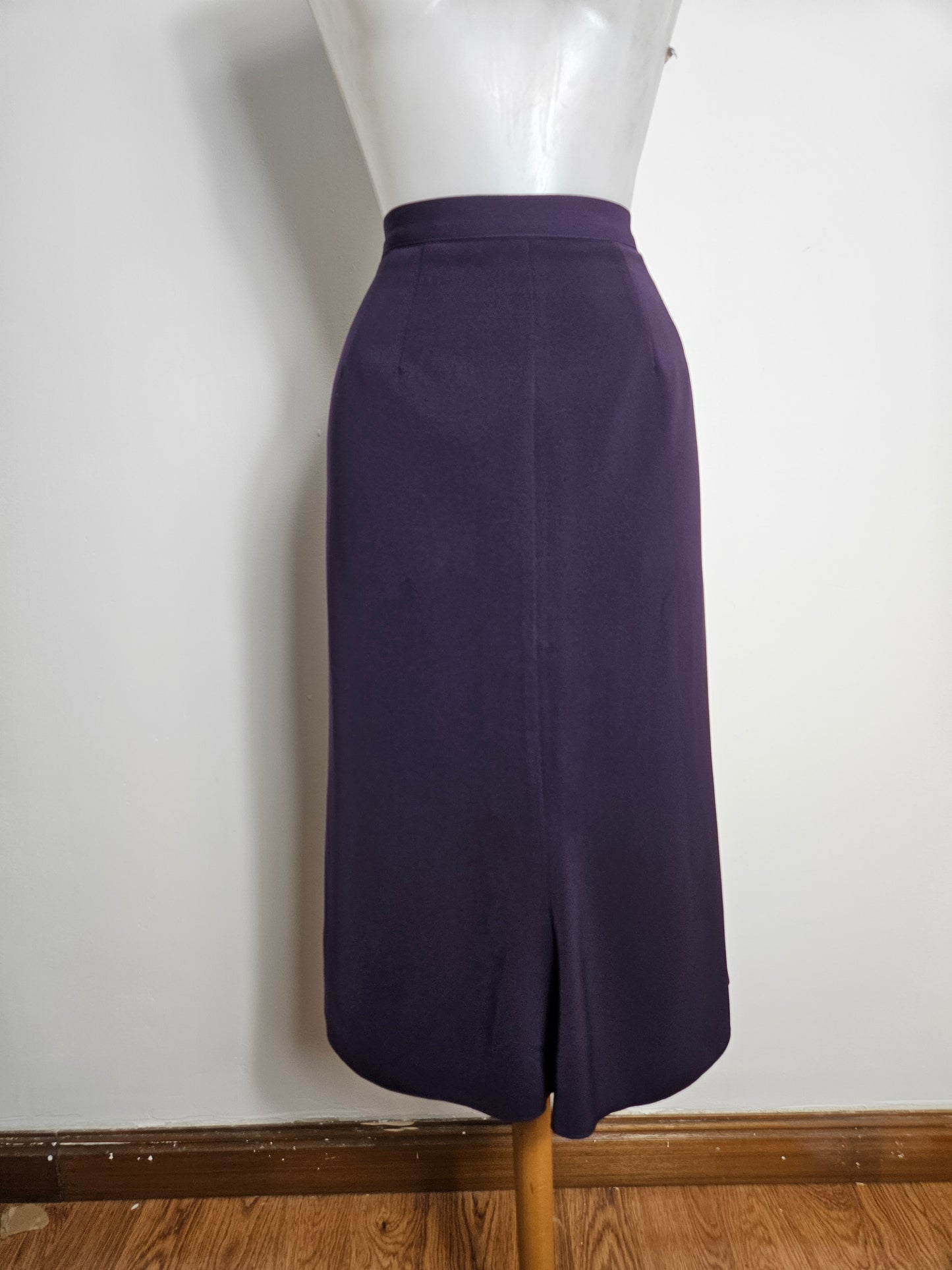 Jupe évasée violette