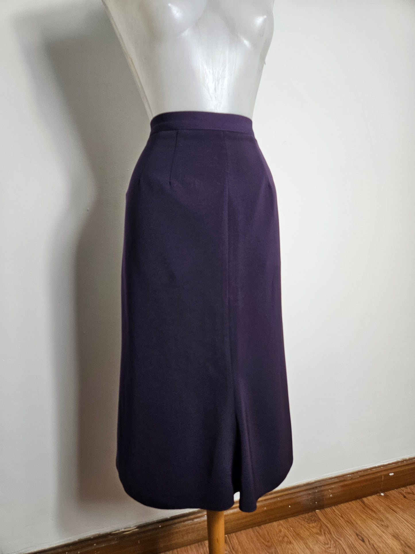 Jupe évasée violette