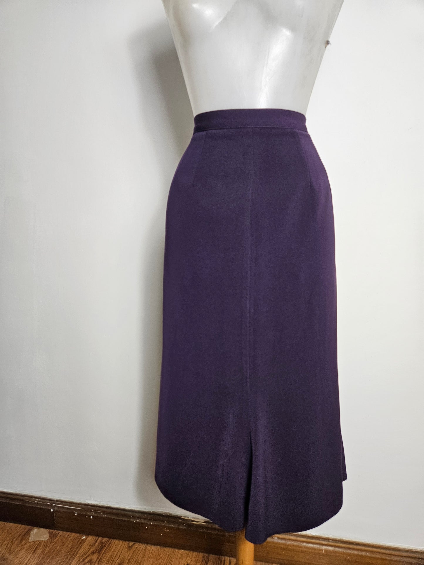 Jupe évasée violette