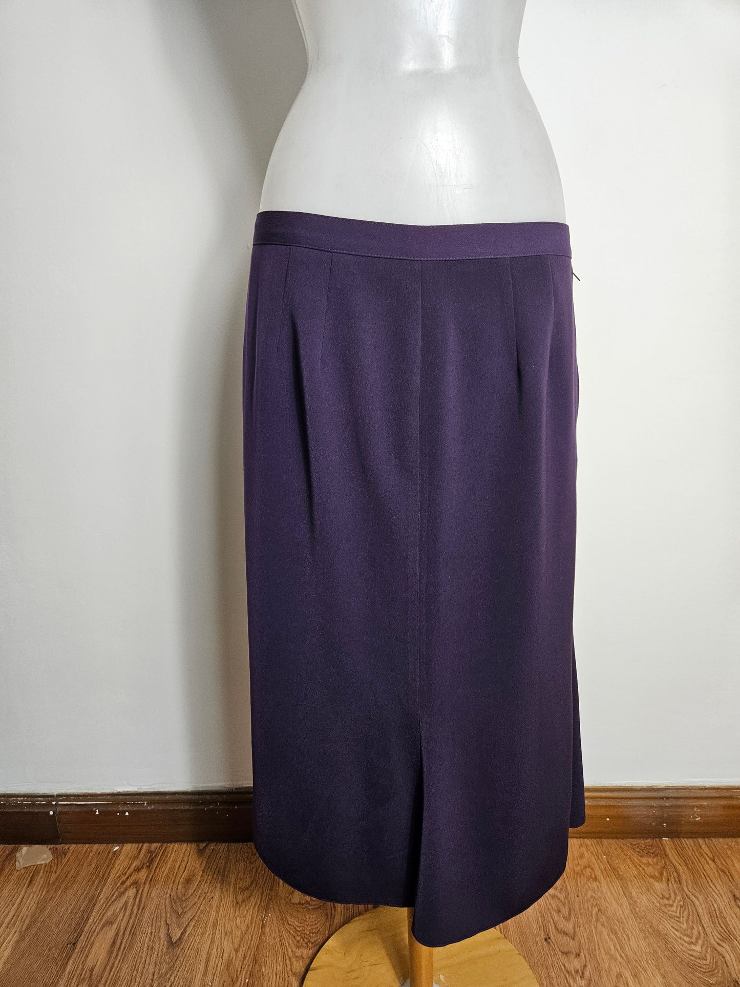 Jupe évasée violette