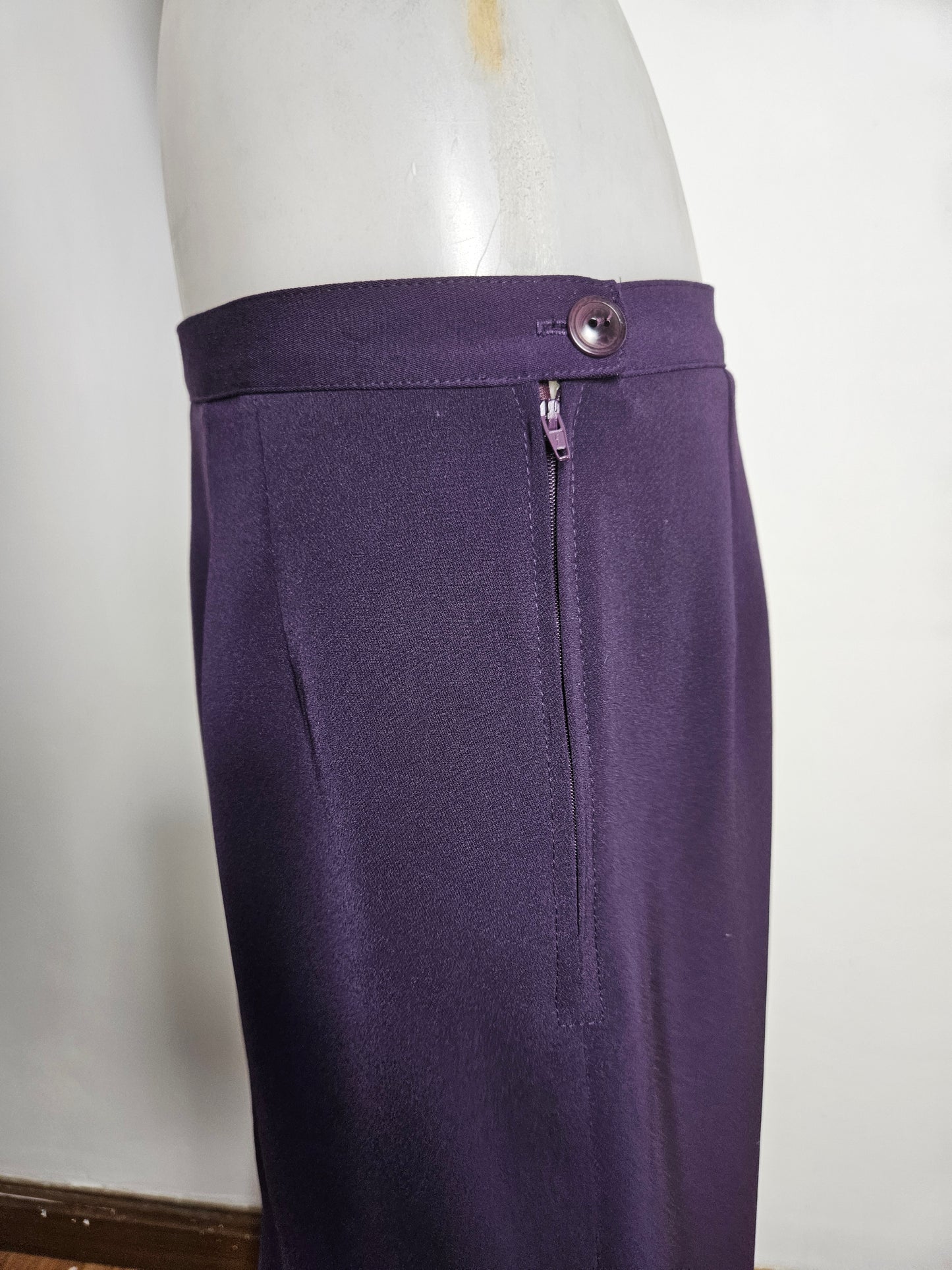 Jupe évasée violette