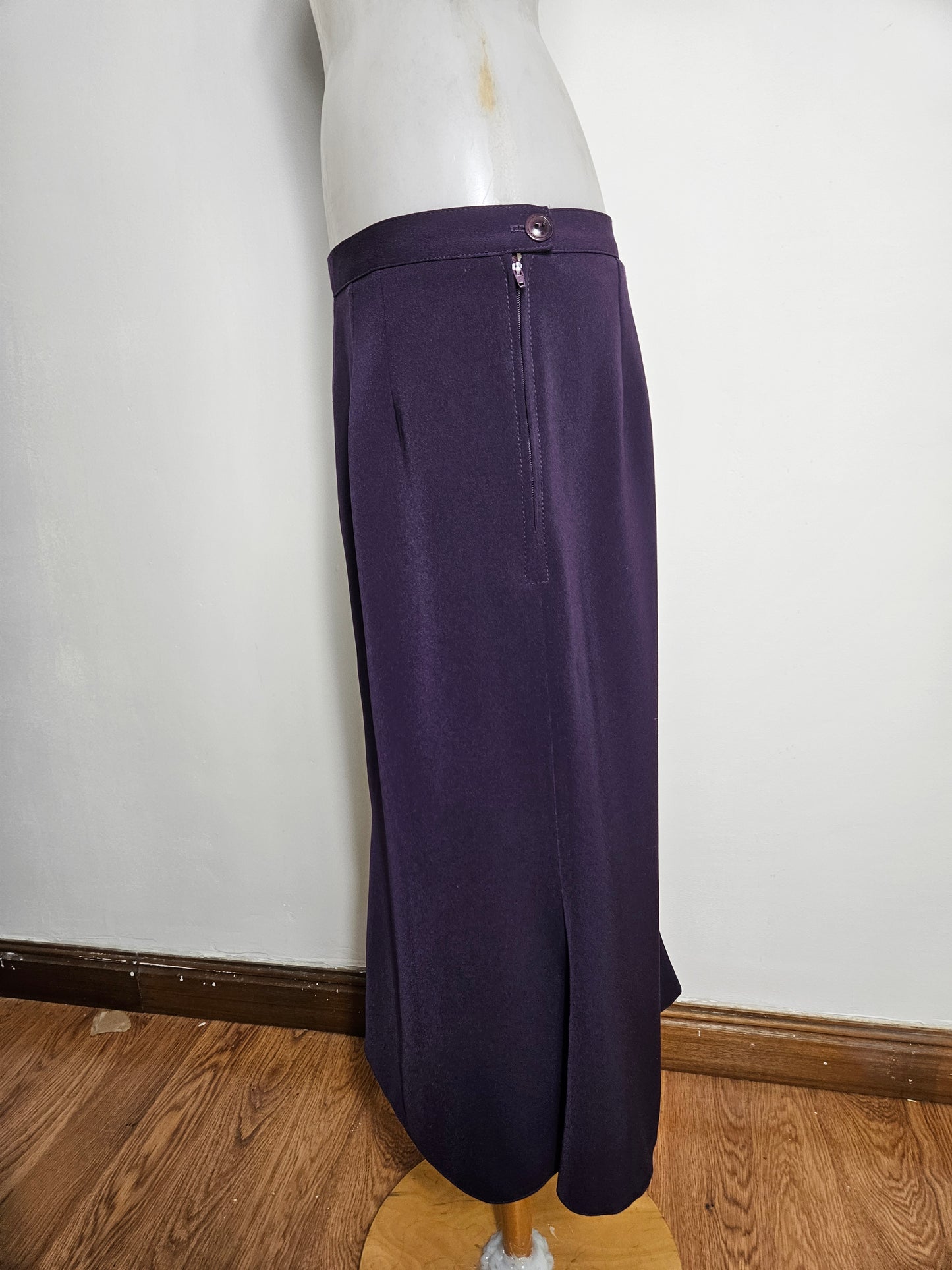 Jupe évasée violette