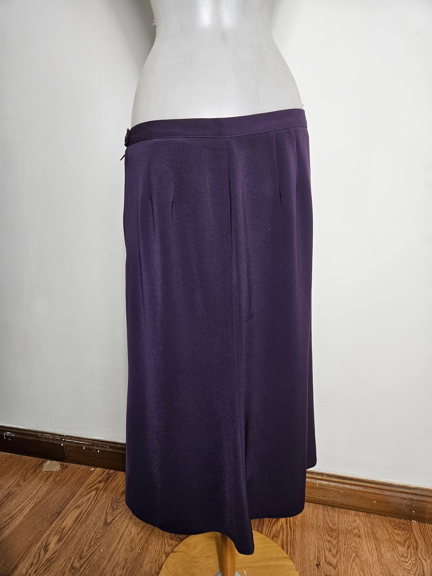 Jupe évasée violette