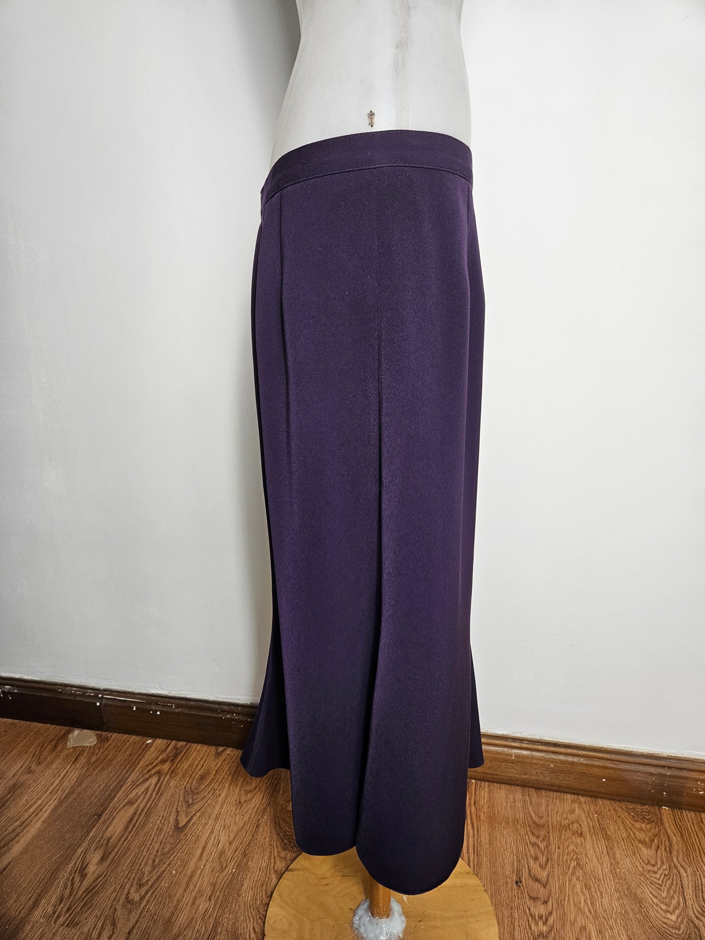 Jupe évasée violette