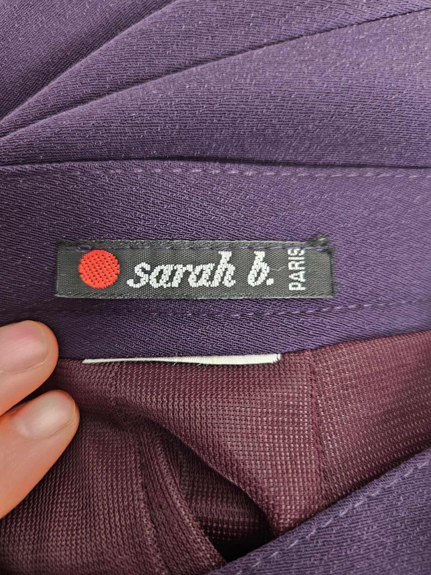 Jupe évasée violette