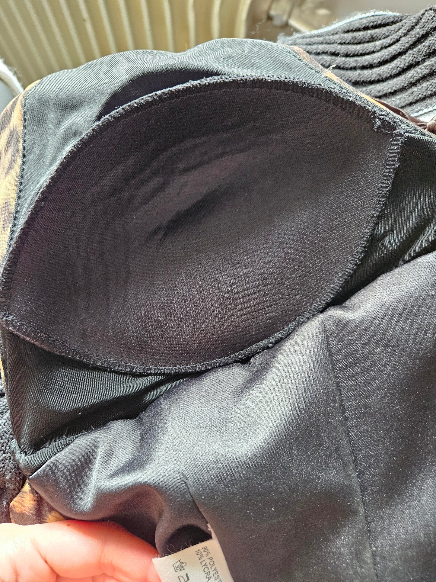 Robe asymétrique léopard