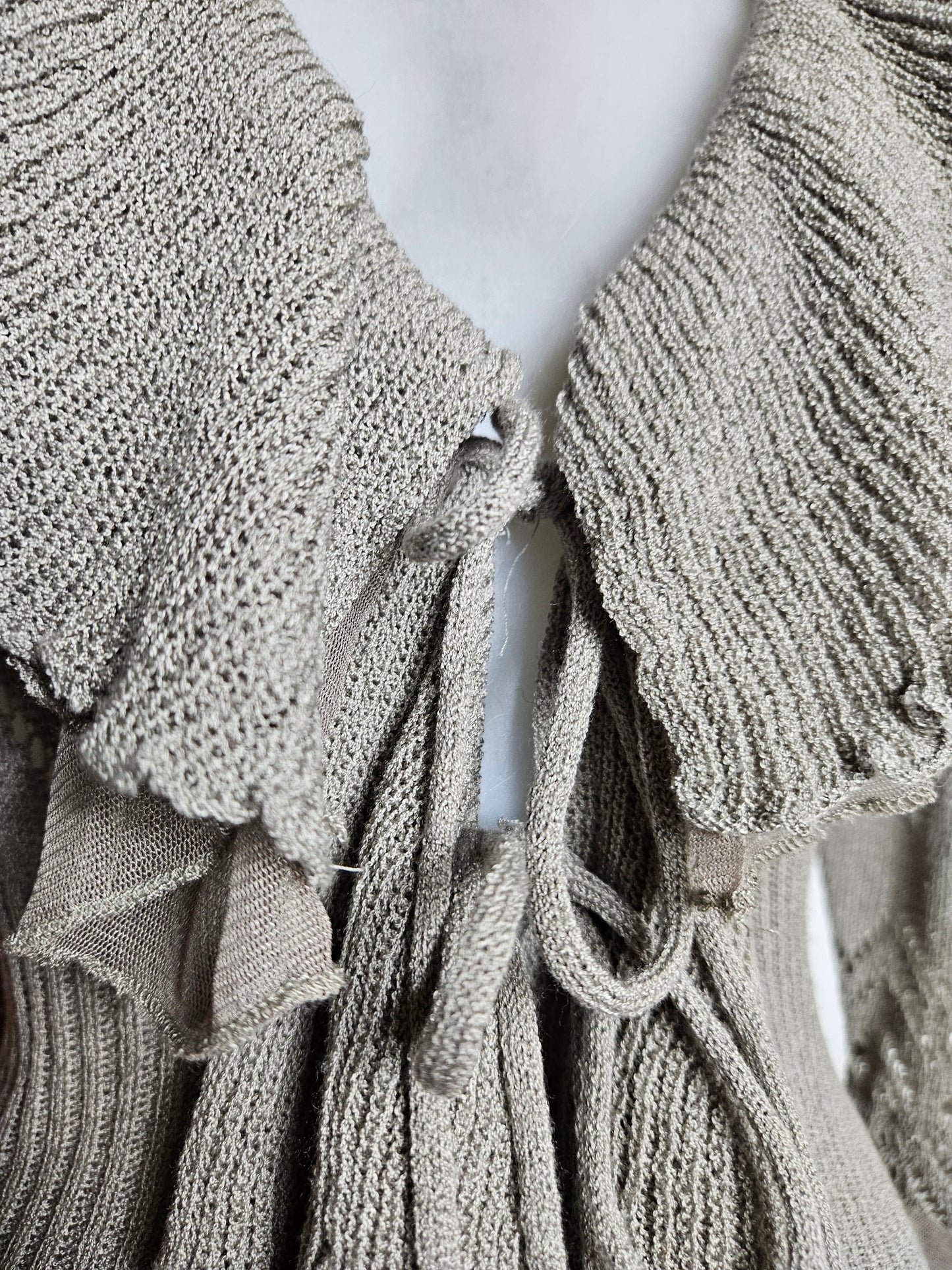Cardigan à volants
