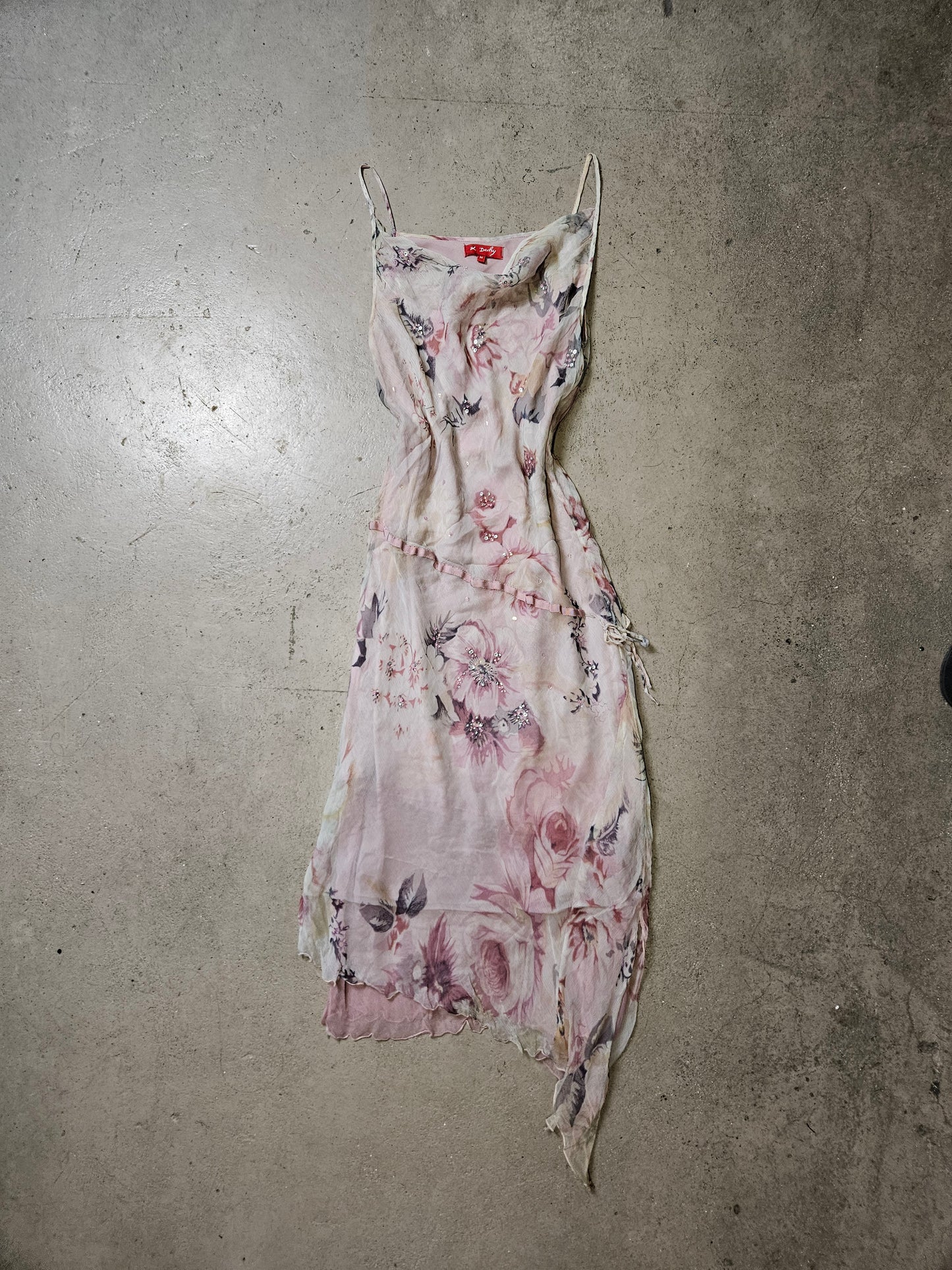 Robe en voile florale René Derhy