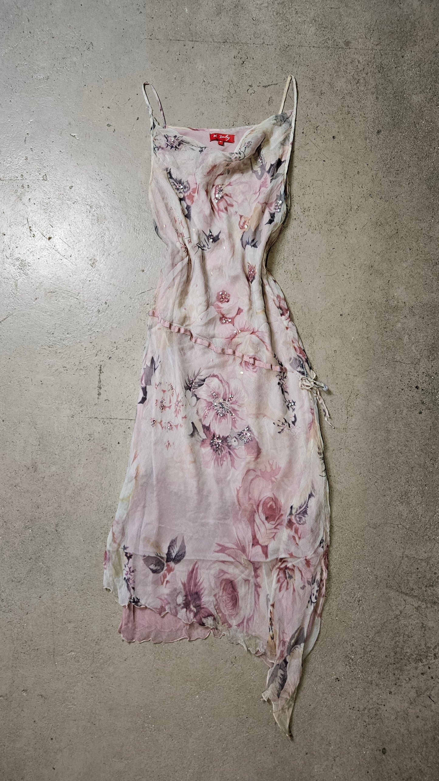 Robe en voile florale René Derhy