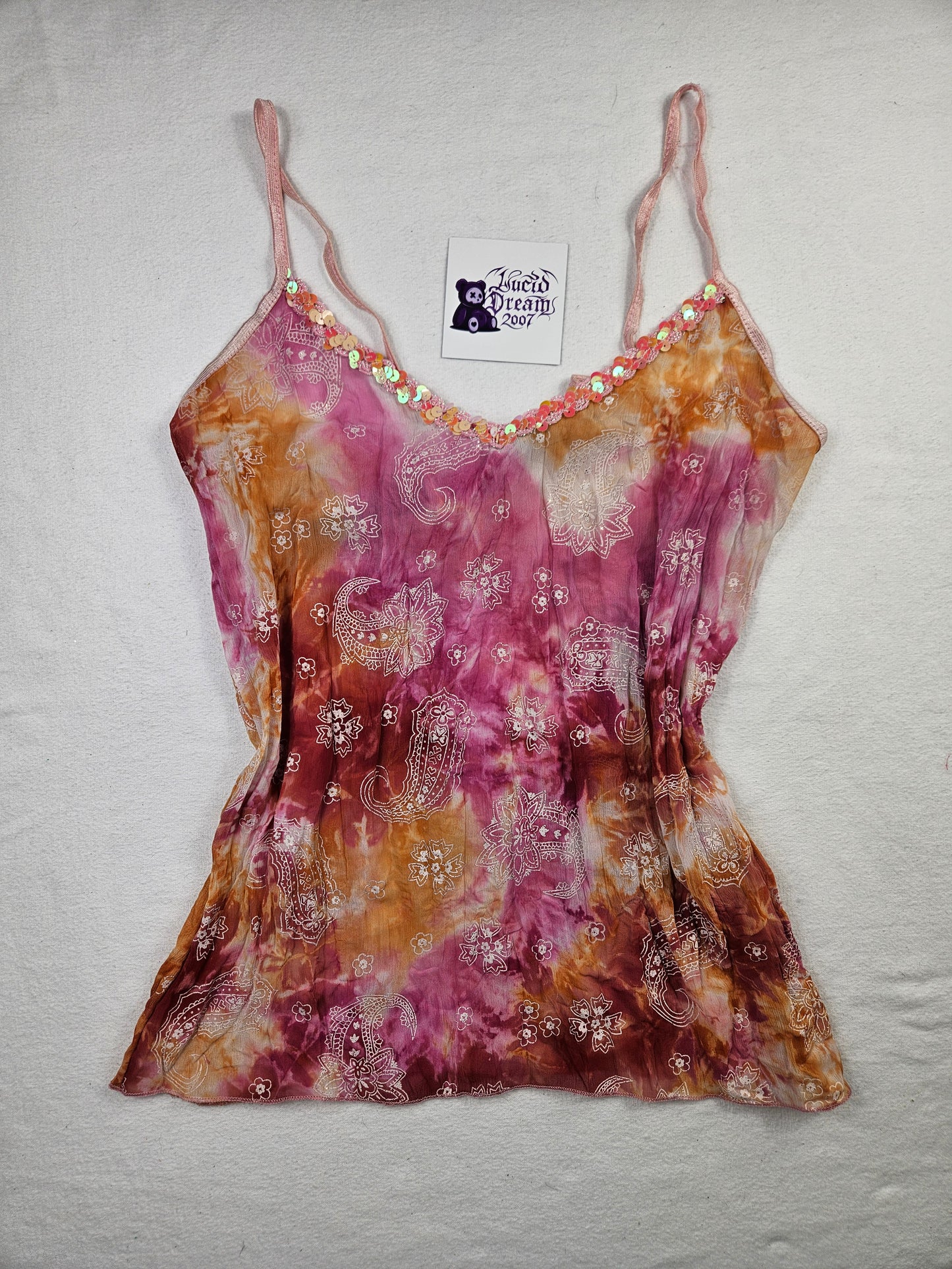 Haut en voile à strass