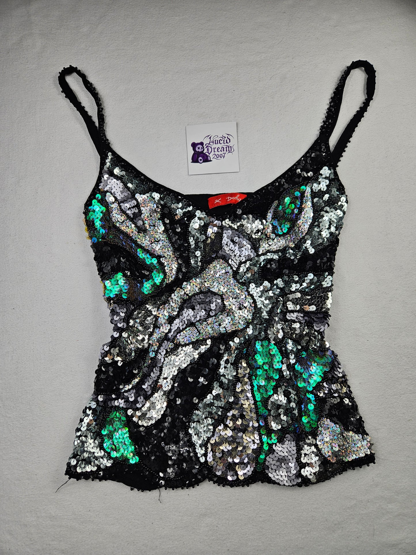 Haut à sequins tricolores Derhy
