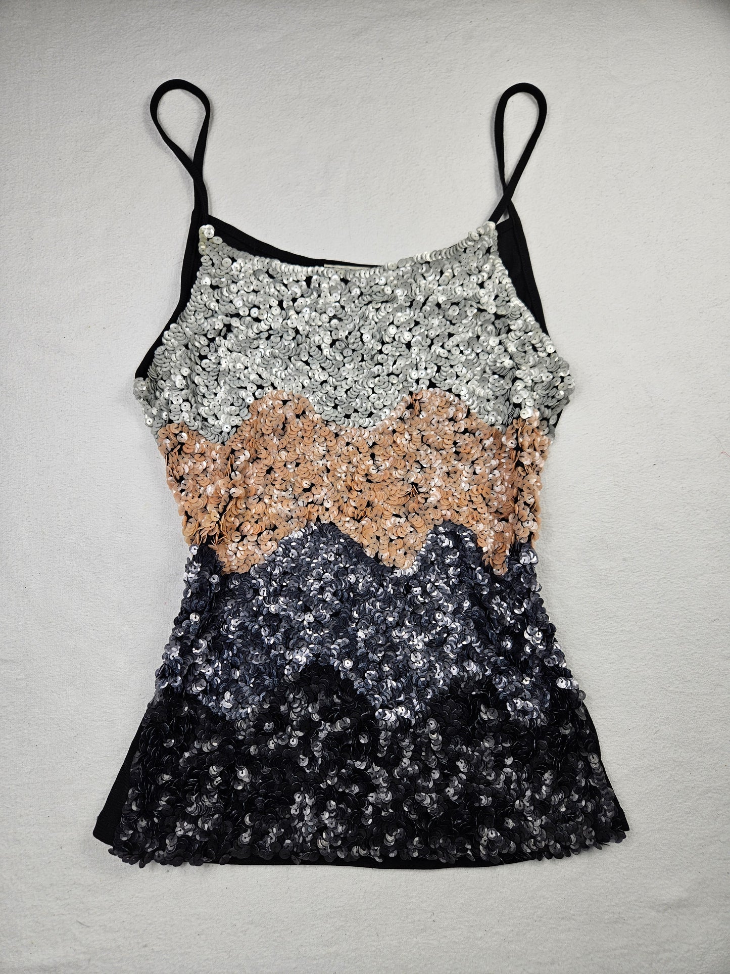 Haut à sequins dégradés