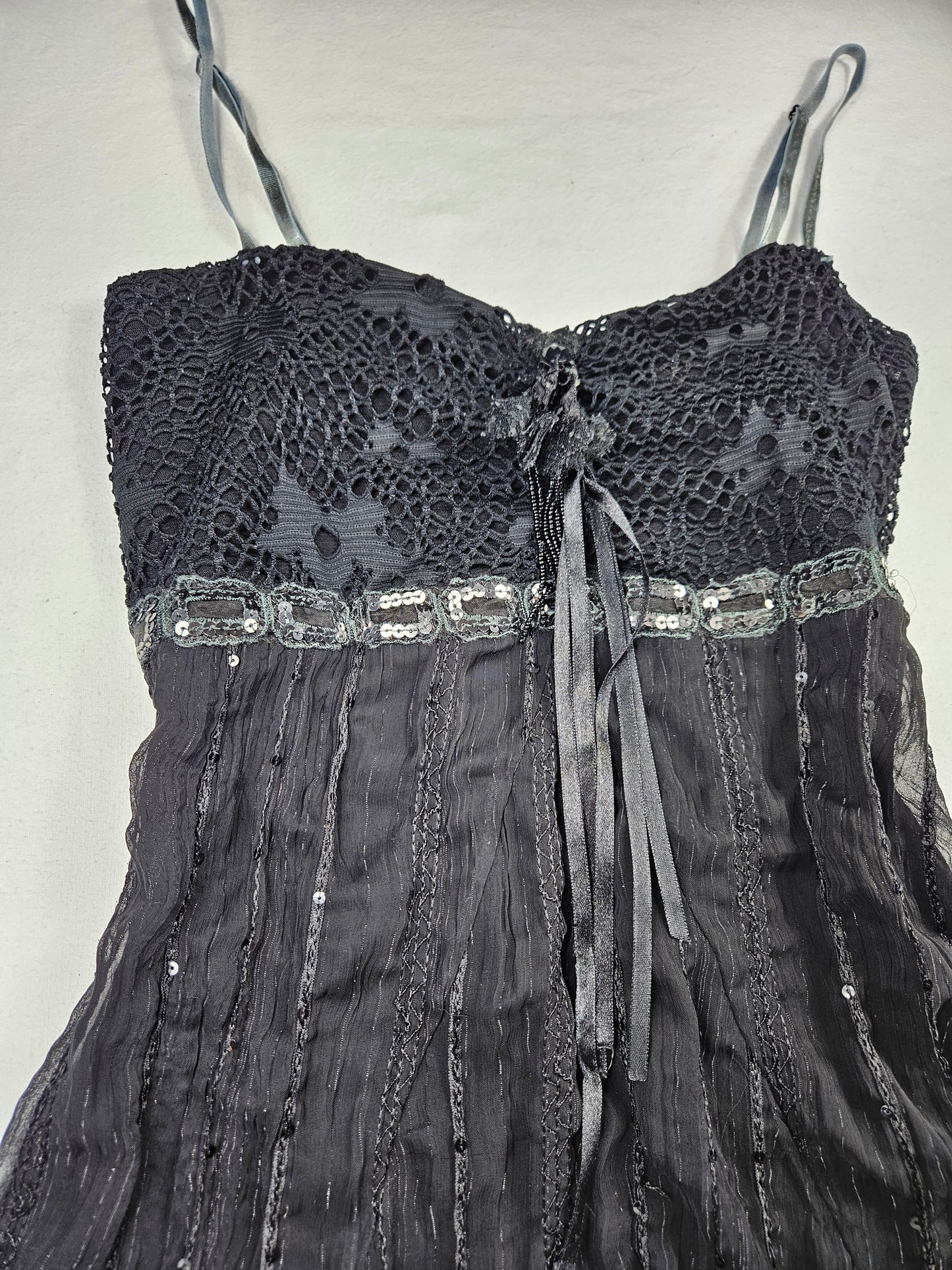 Haut asymétrique multimatières noir