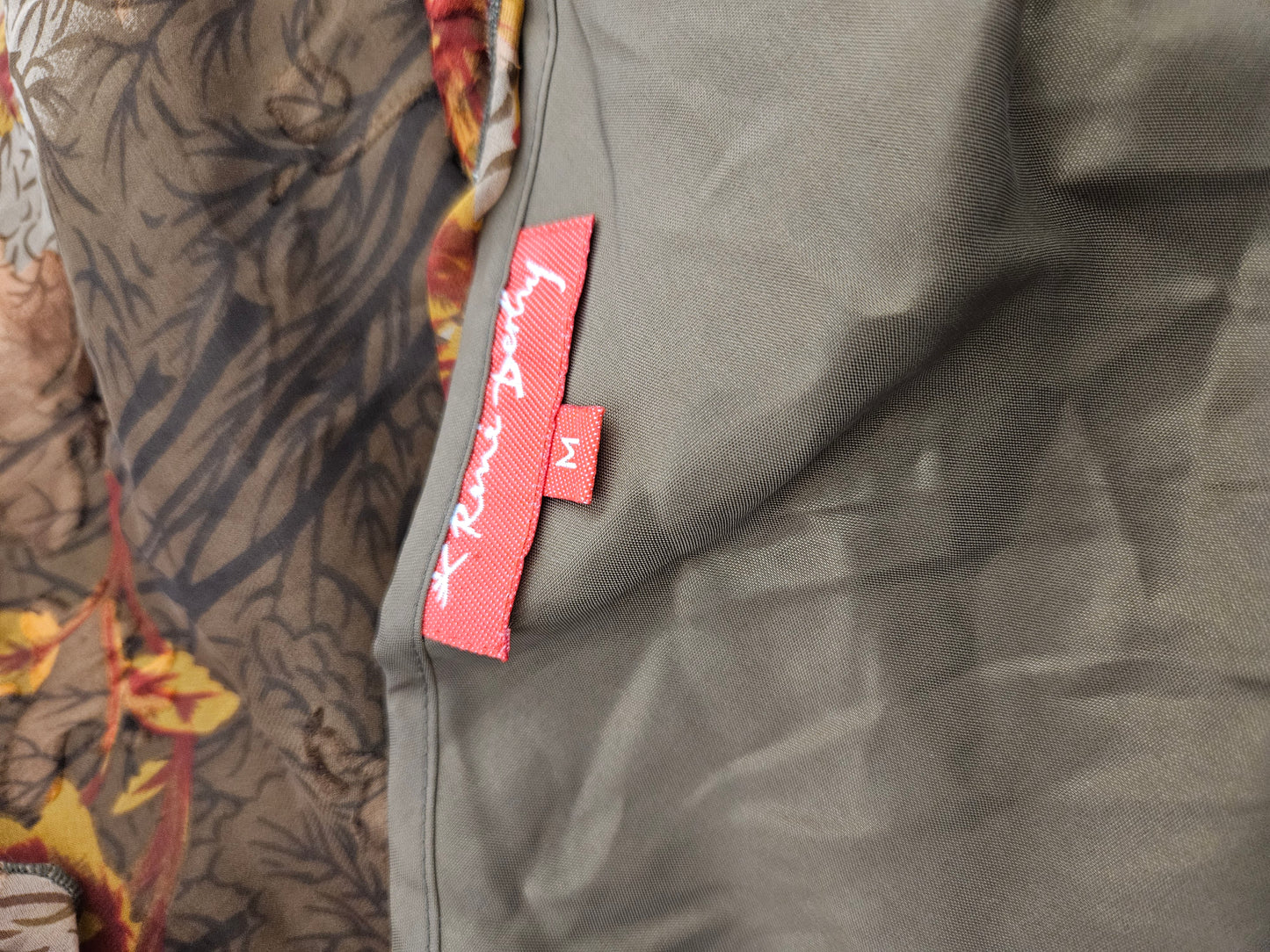 René Derhy vestido de gasa floral