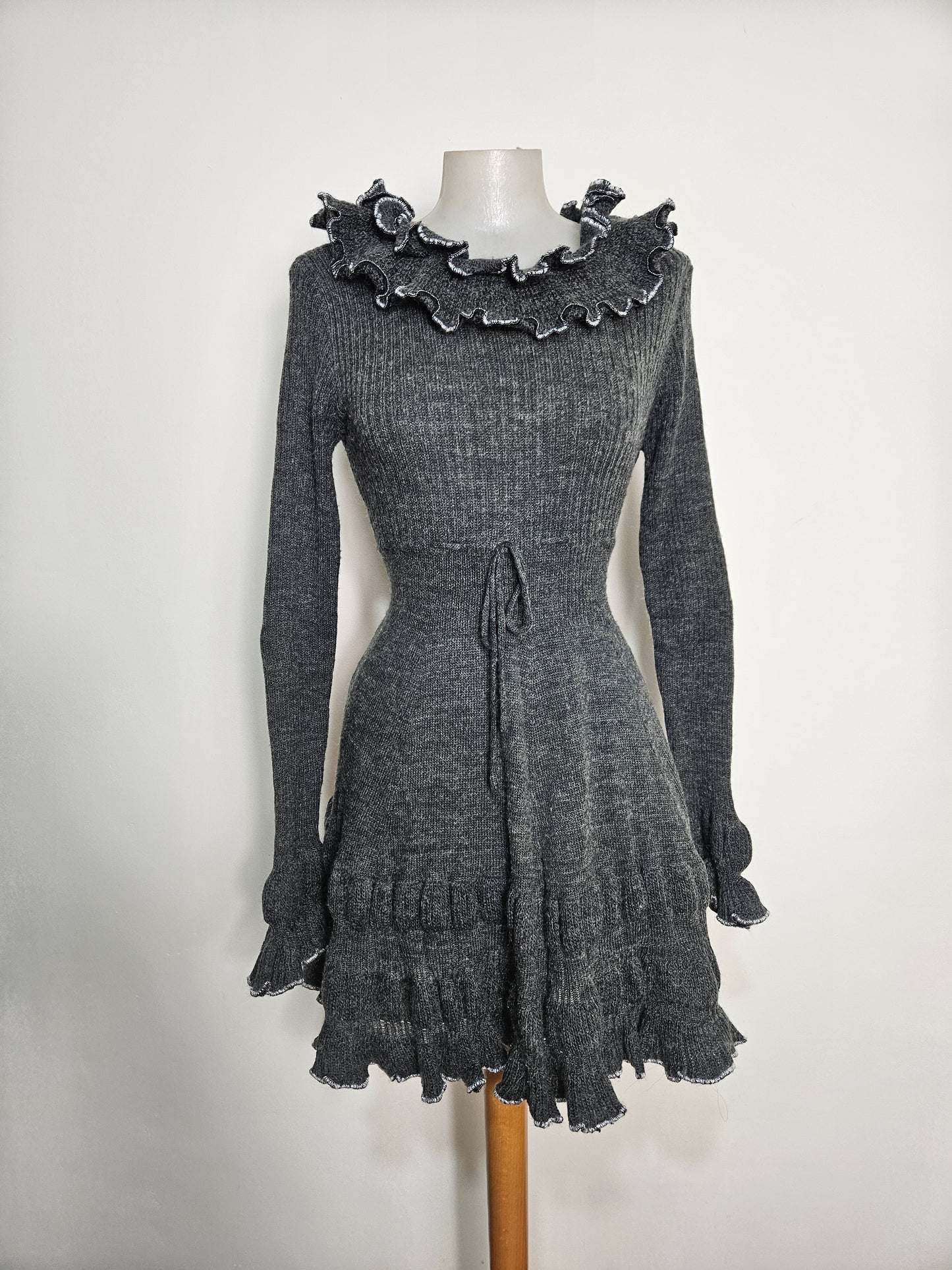 Robe pull grise