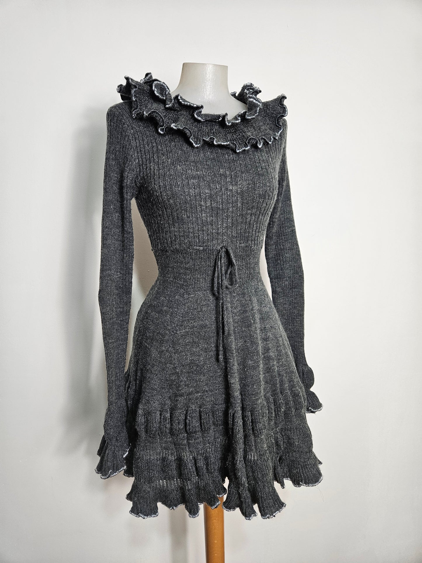 Robe pull grise