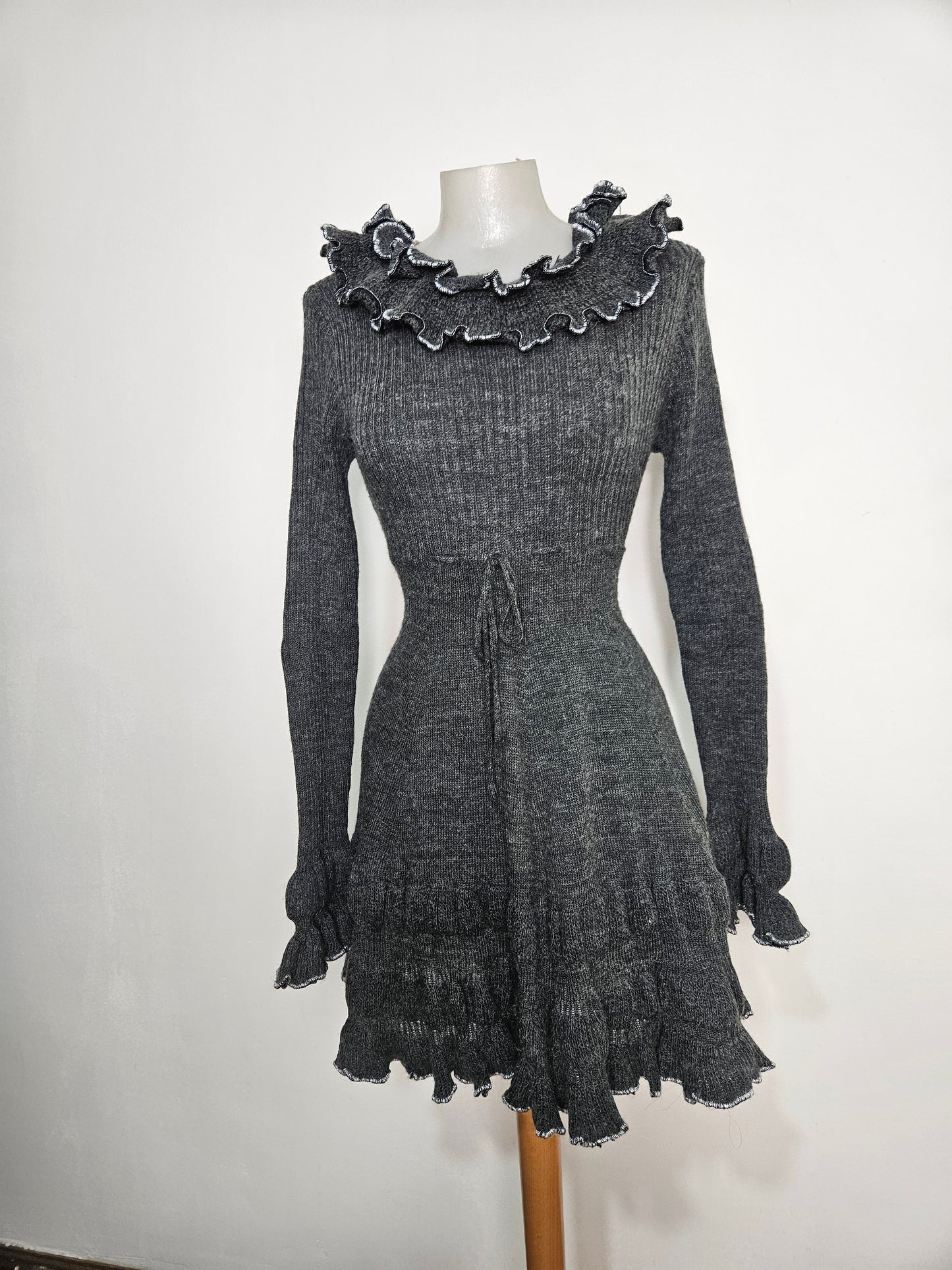 Robe pull grise