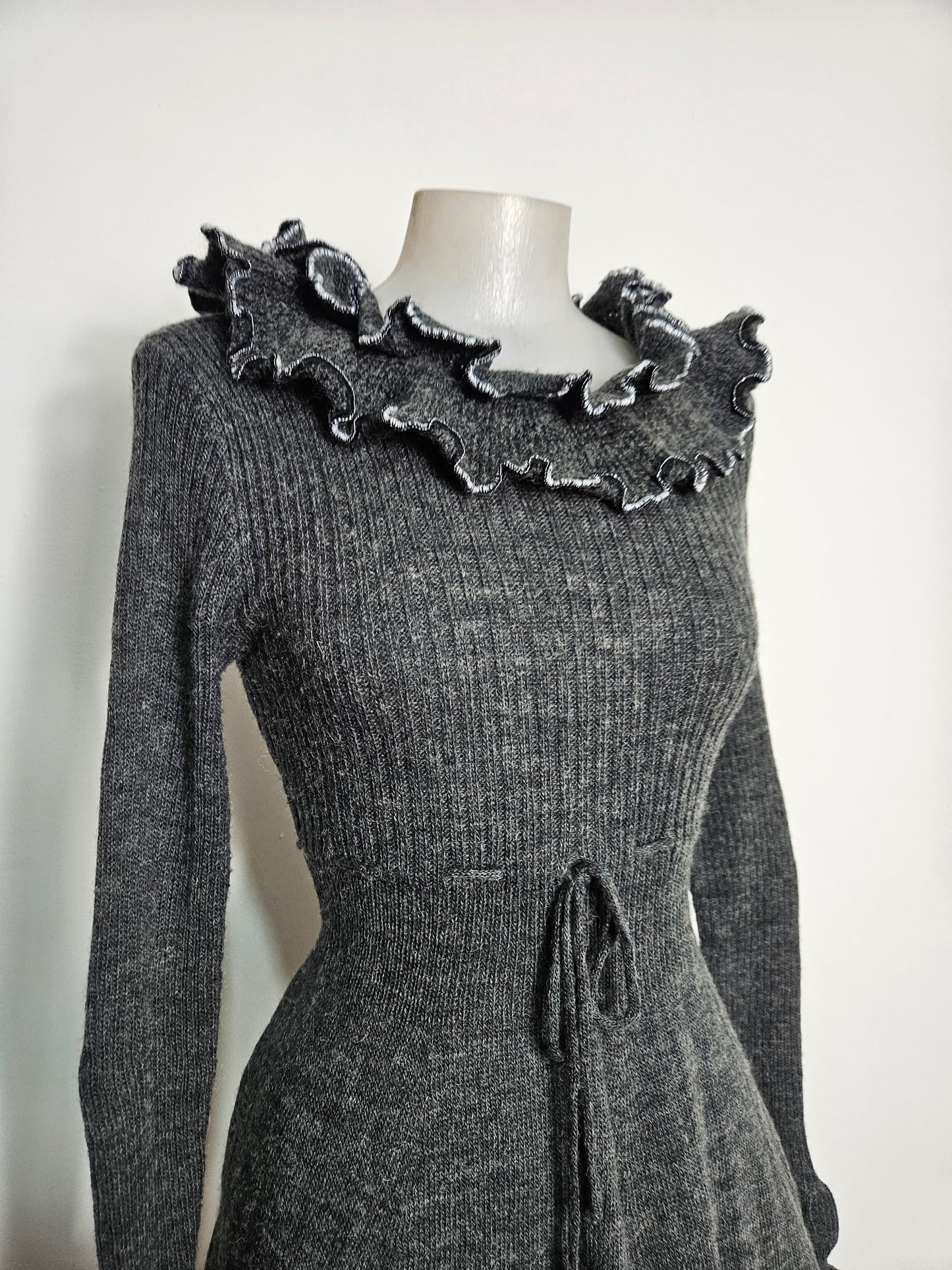 Robe pull grise