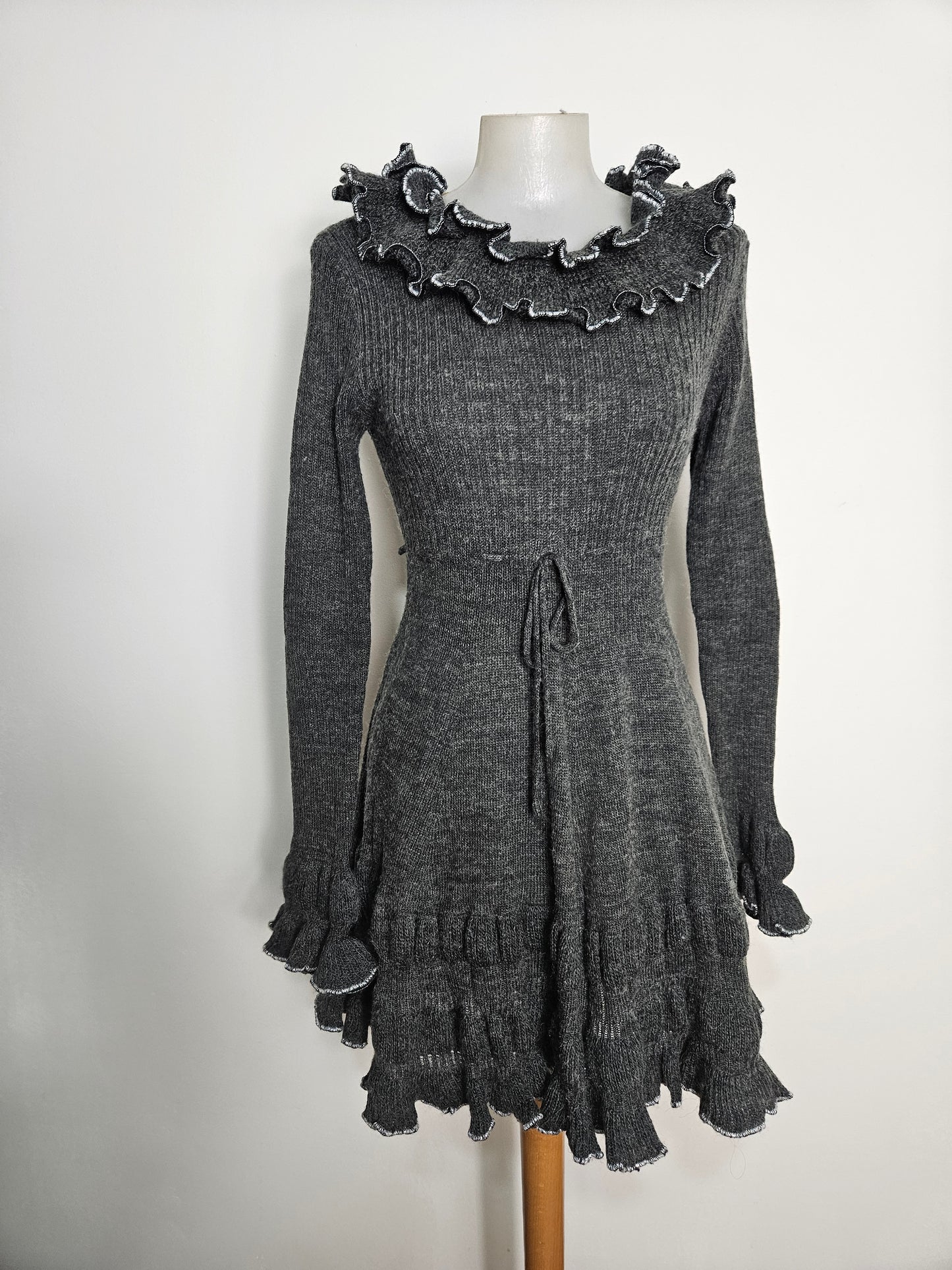 Robe pull grise