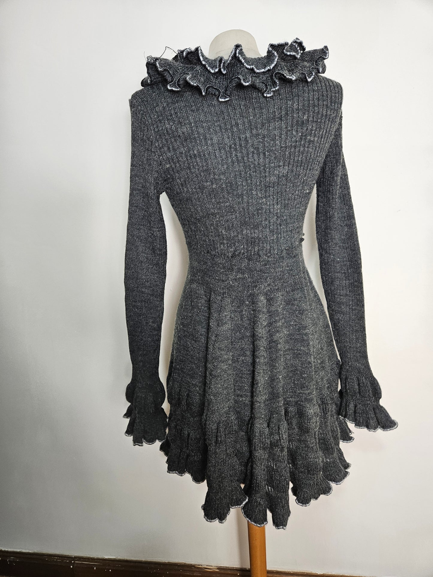 Robe pull grise