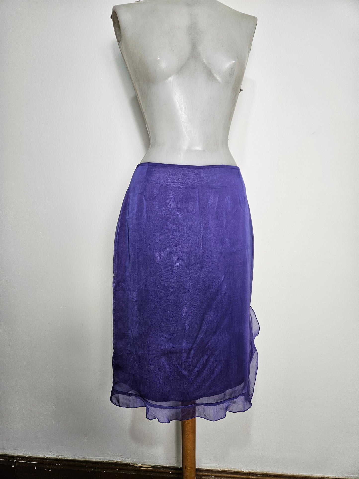 Jupe en voile violette