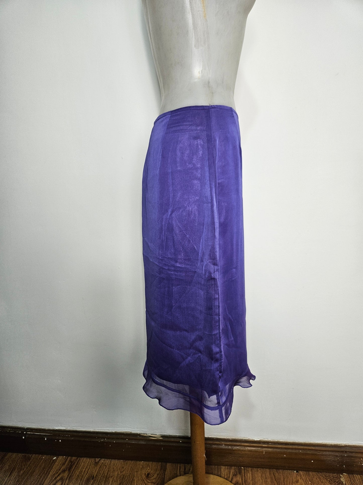 Jupe en voile violette