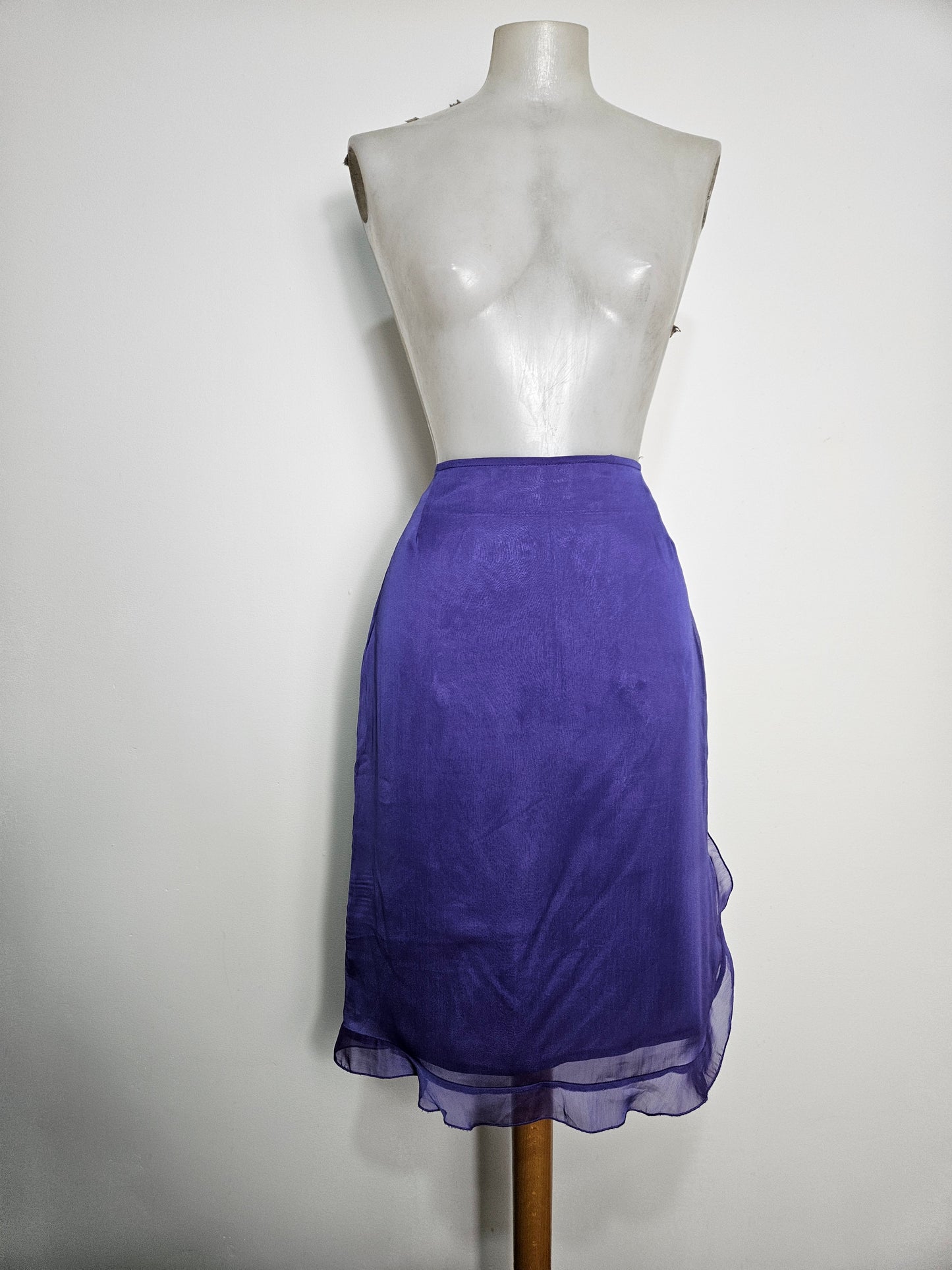 Jupe en voile violette