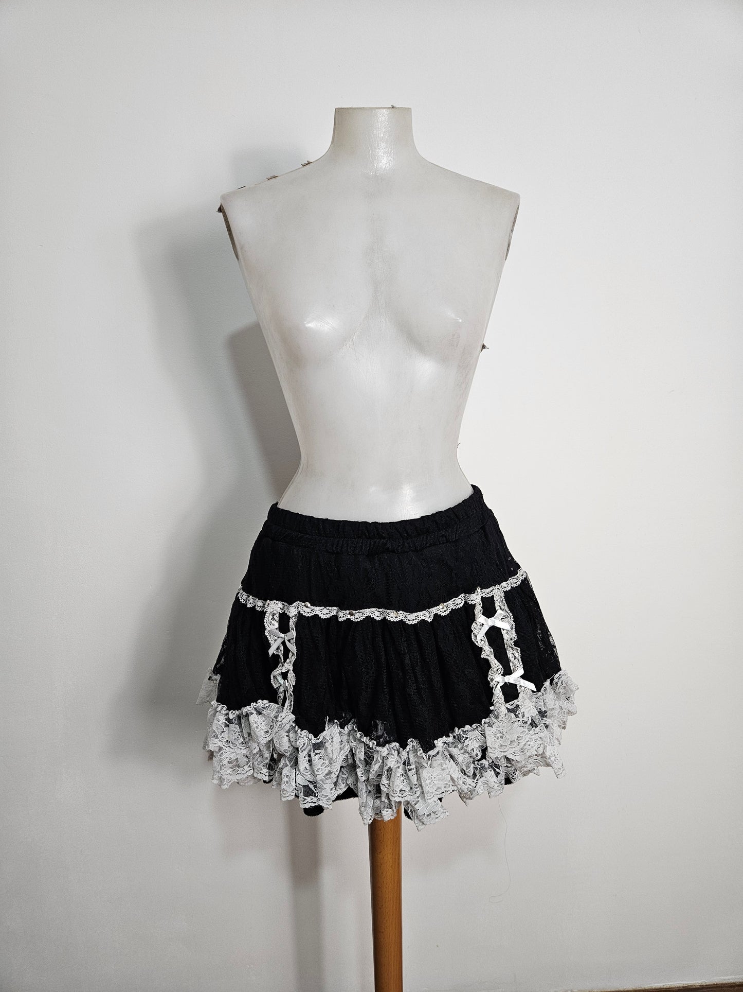 Ensemble dentelle noir et blanc