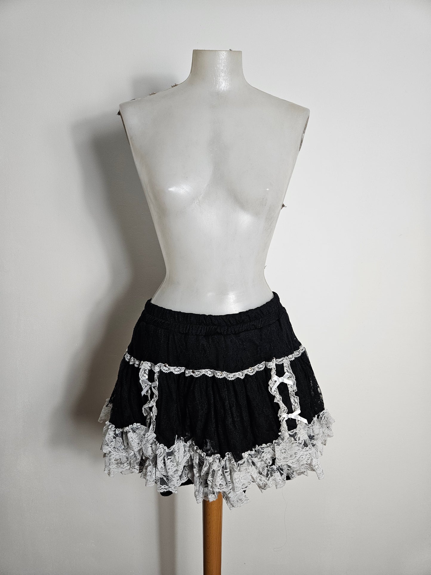 Ensemble dentelle noir et blanc