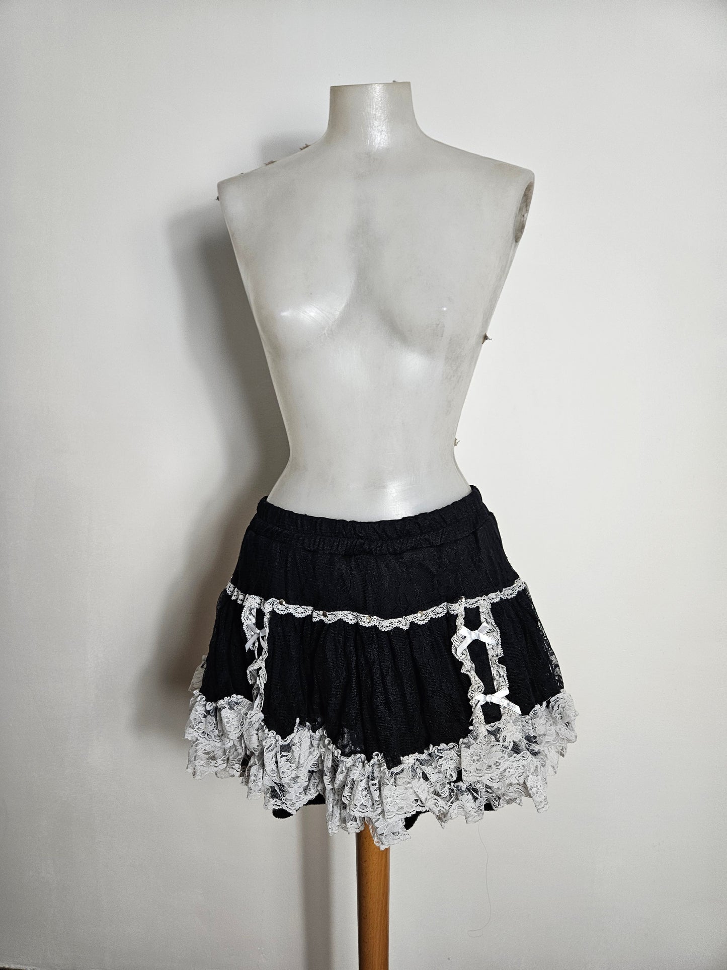 Ensemble dentelle noir et blanc