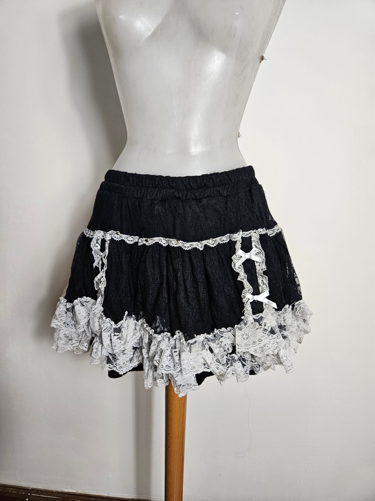Ensemble dentelle noir et blanc
