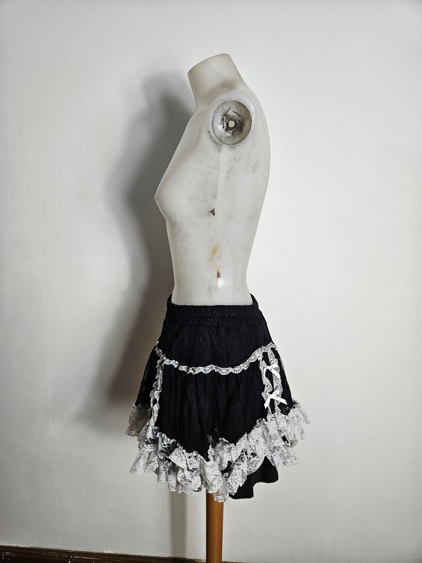 Ensemble dentelle noir et blanc