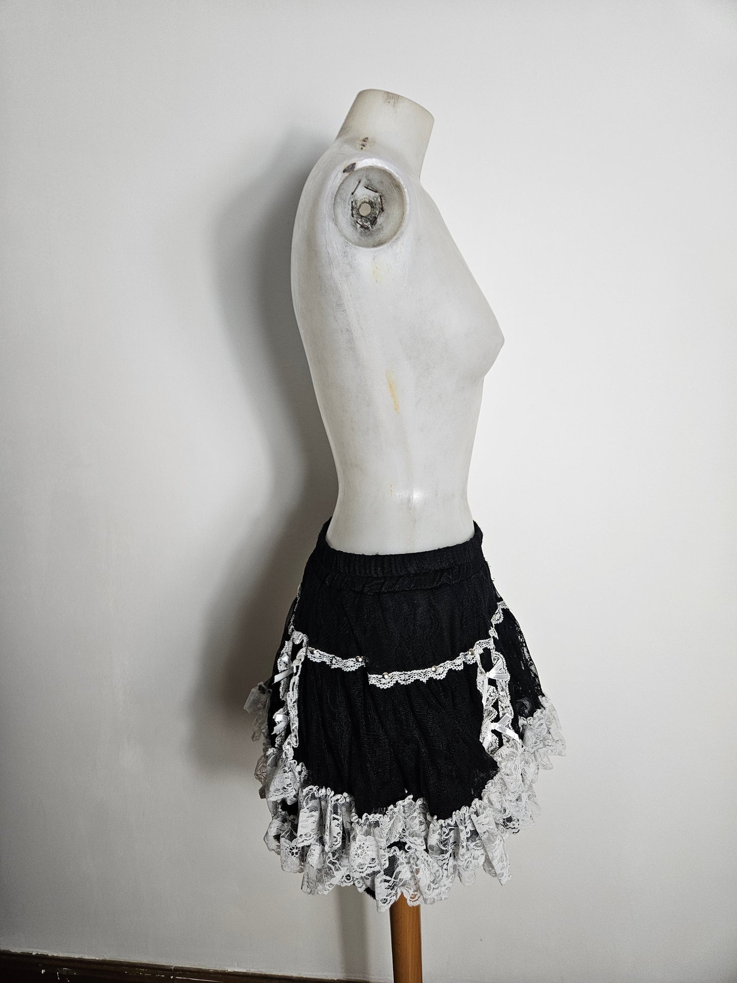 Ensemble dentelle noir et blanc