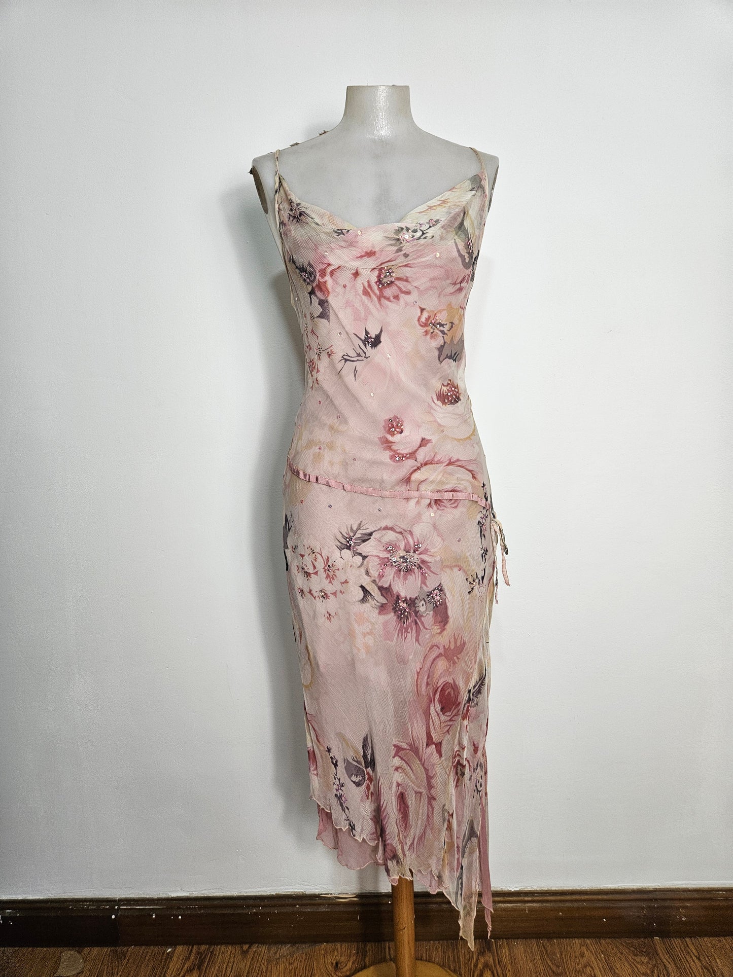 Robe en voile florale René Derhy