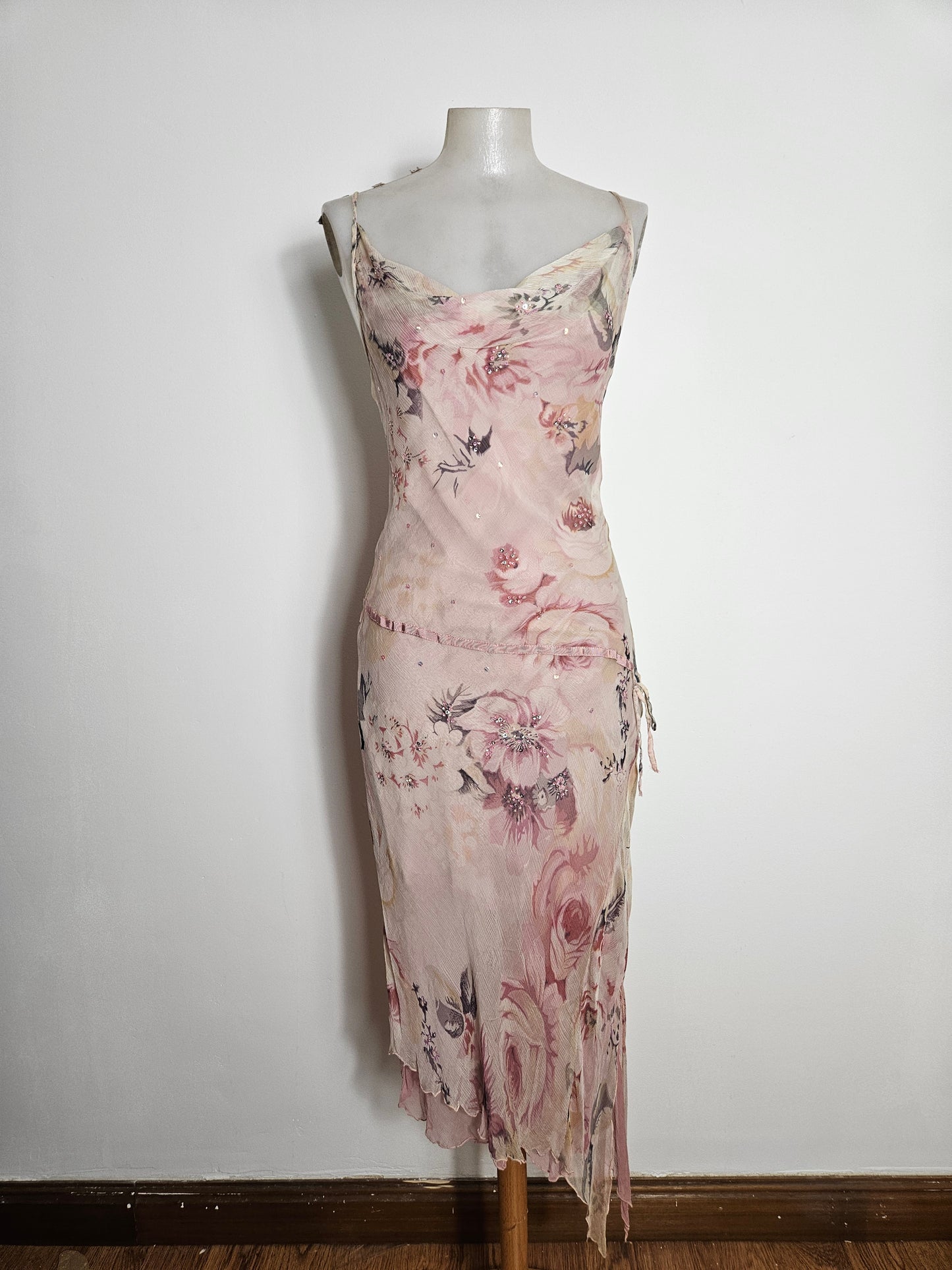 Robe en voile florale René Derhy