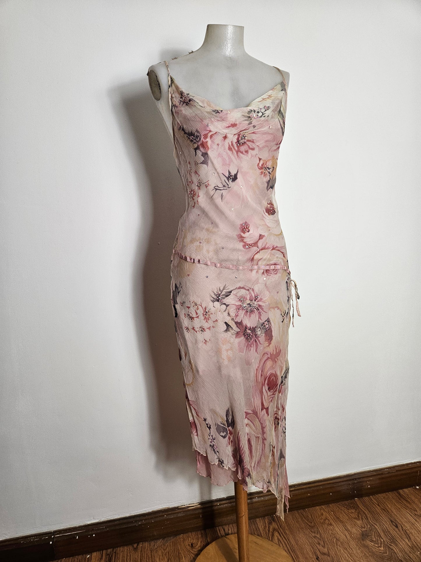 Robe en voile florale René Derhy