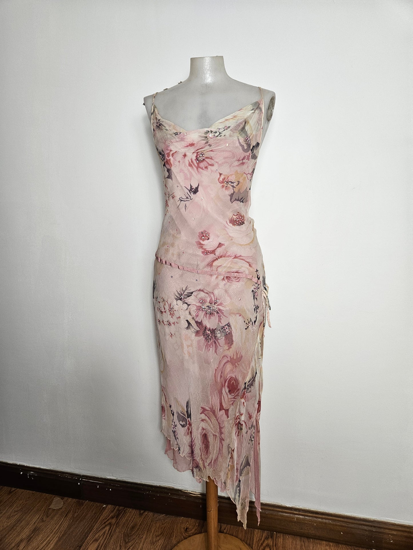 Robe en voile florale René Derhy