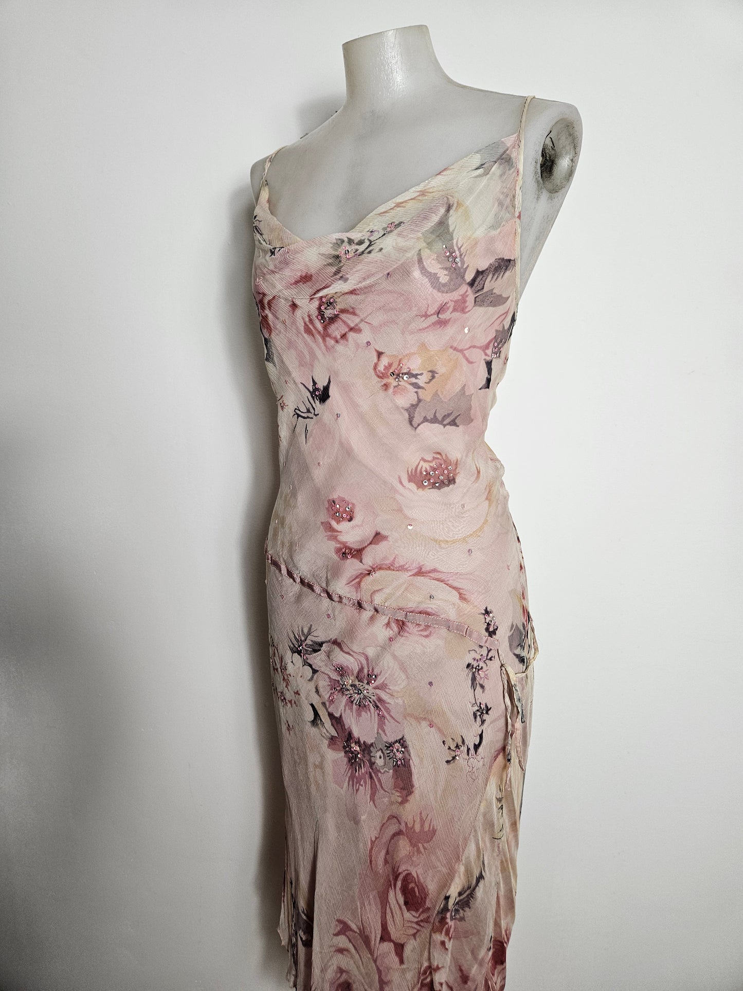 Robe en voile florale René Derhy
