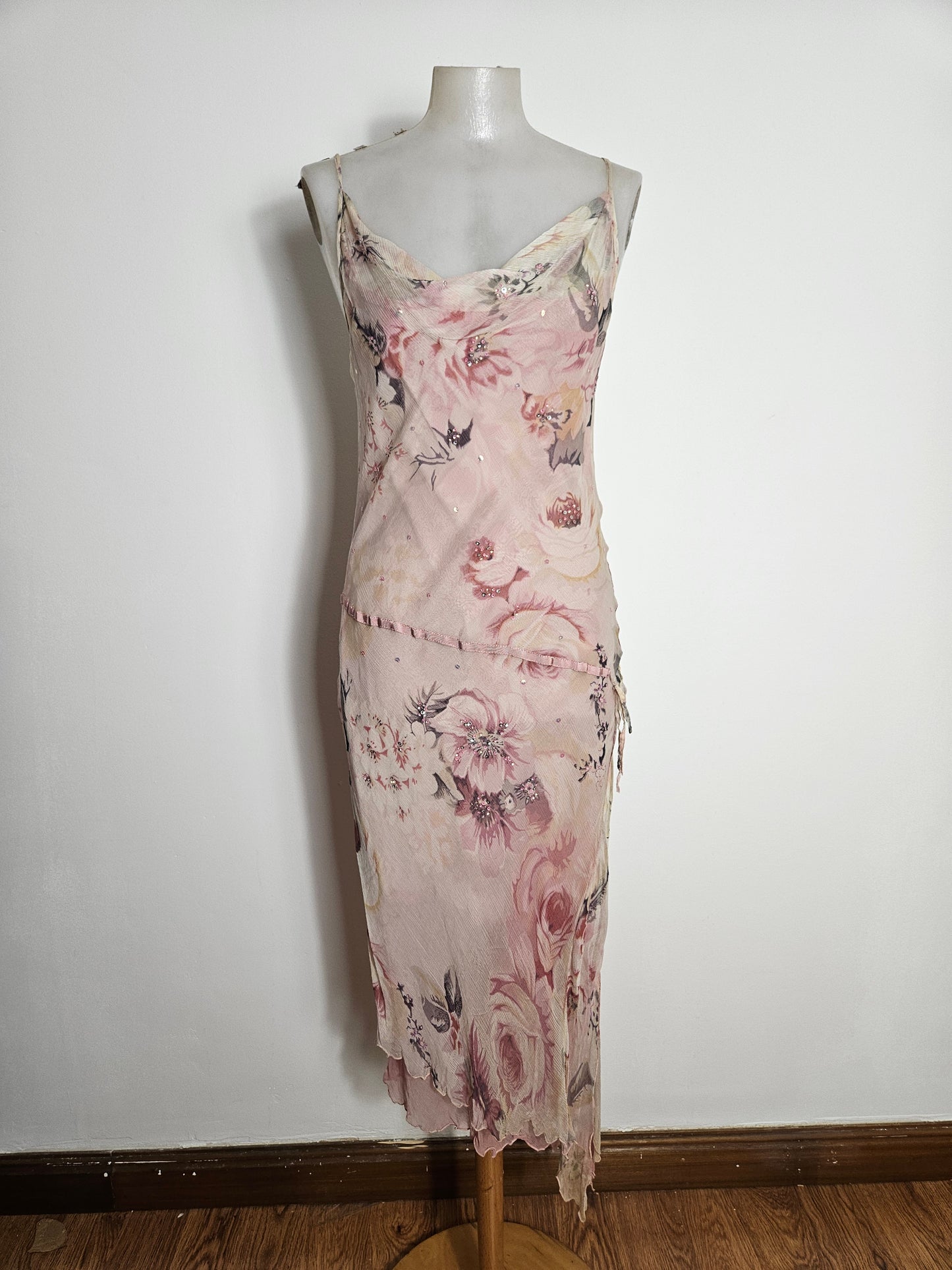 Robe en voile florale René Derhy