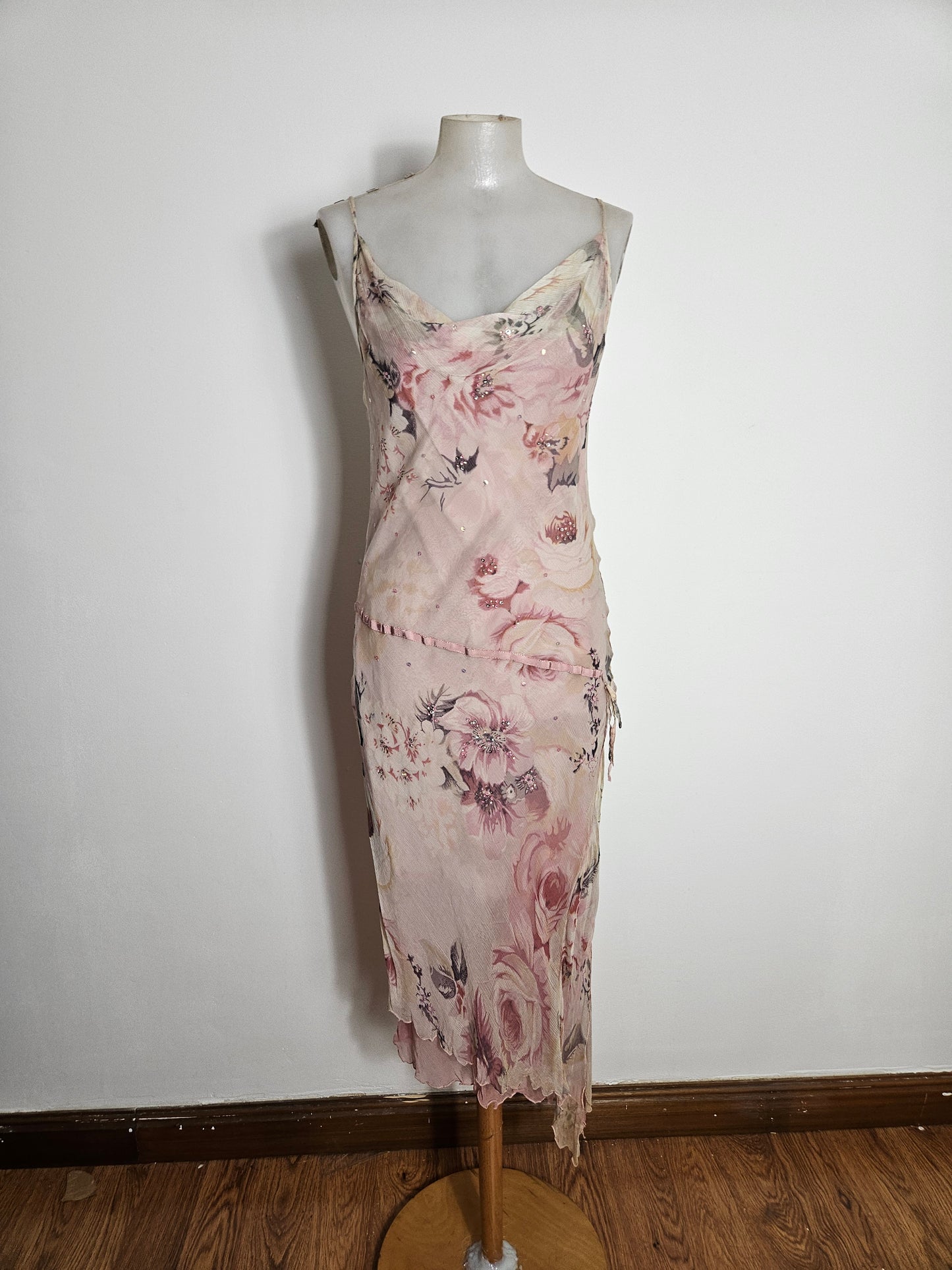 Robe en voile florale René Derhy