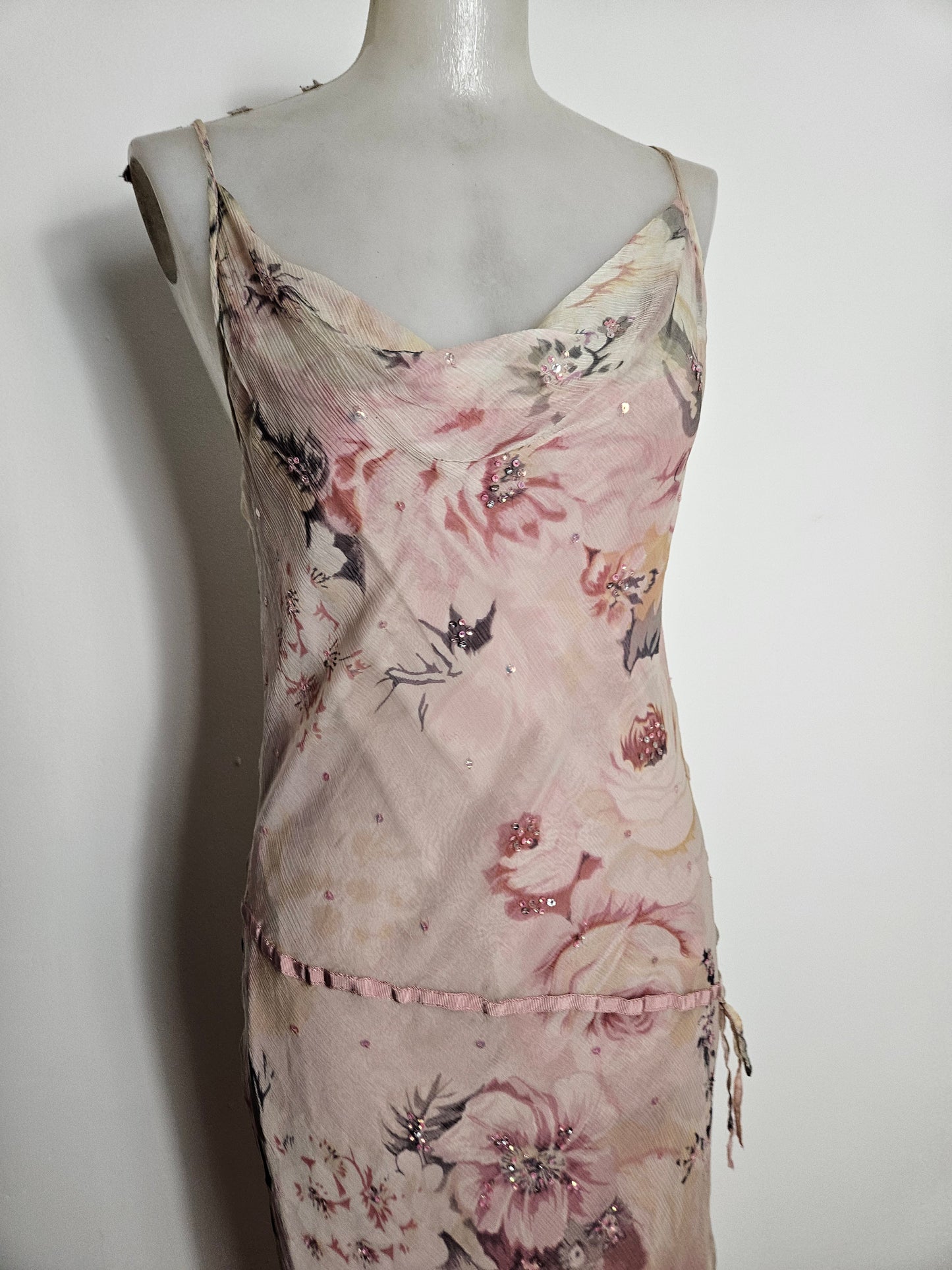 Robe en voile florale René Derhy