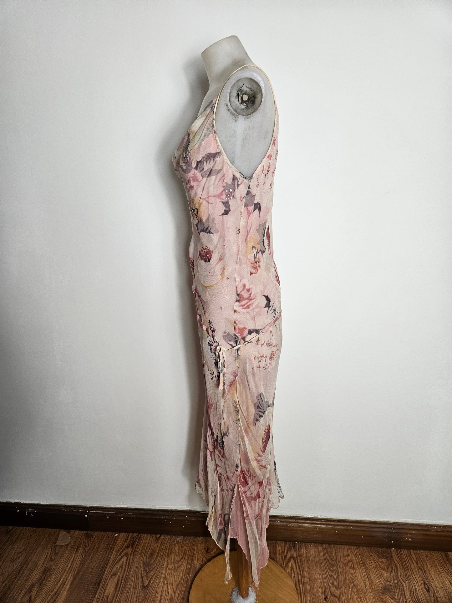 Robe en voile florale René Derhy