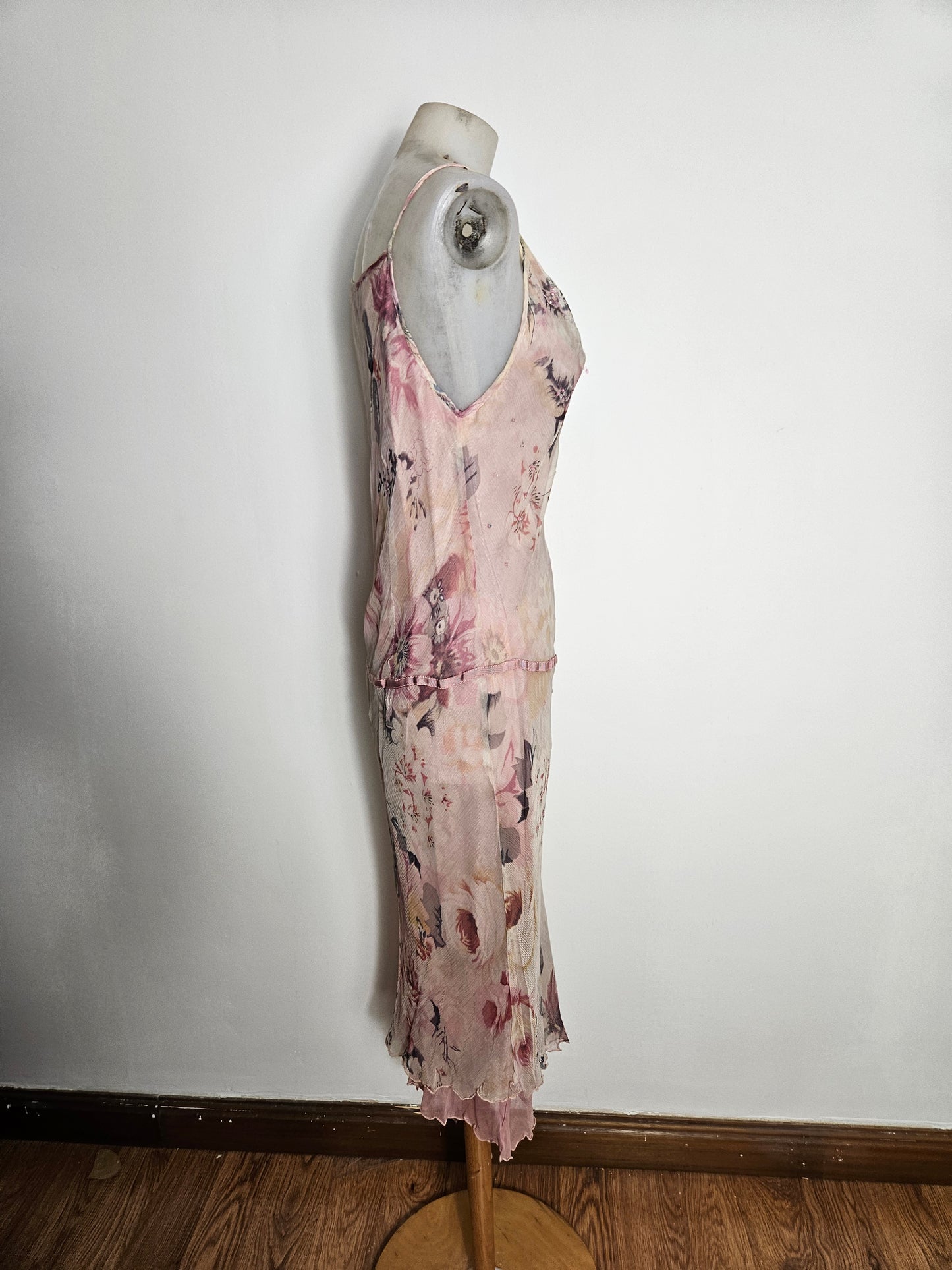 Robe en voile florale René Derhy