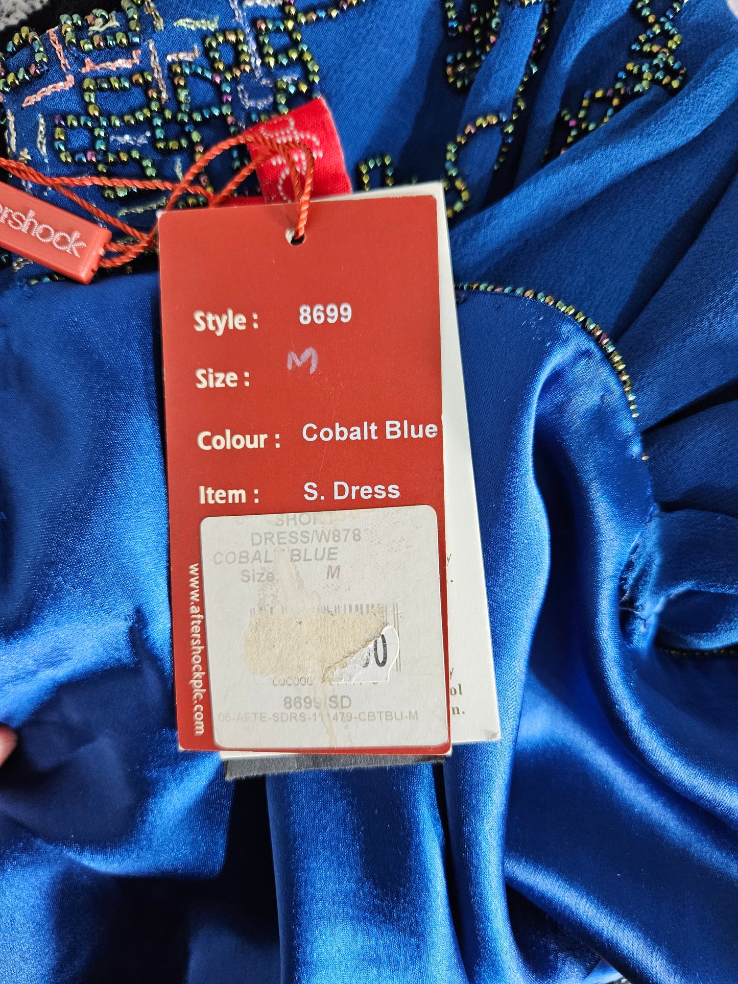 Robe en soie brodée Aftershock