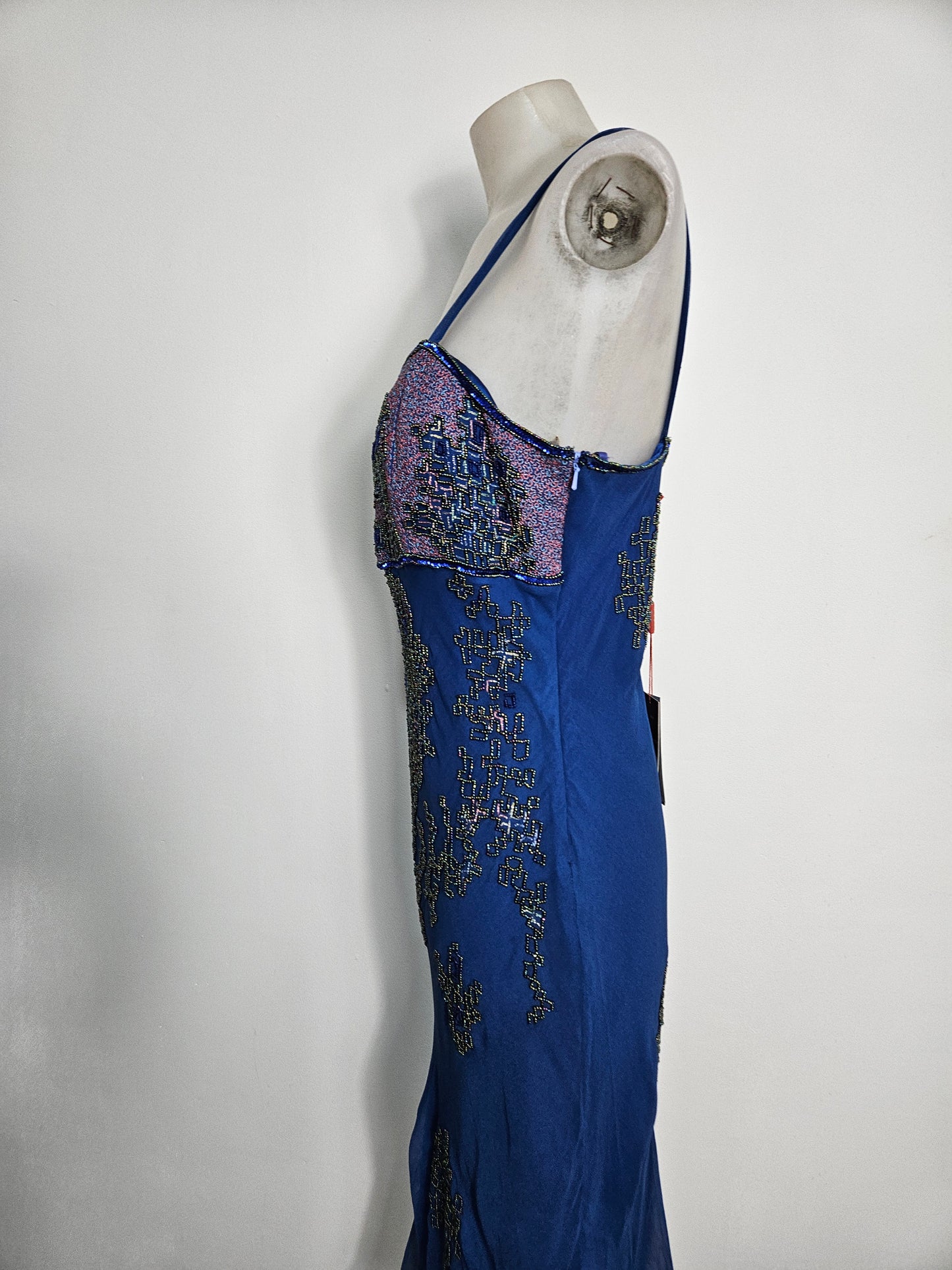Robe en soie brodée Aftershock