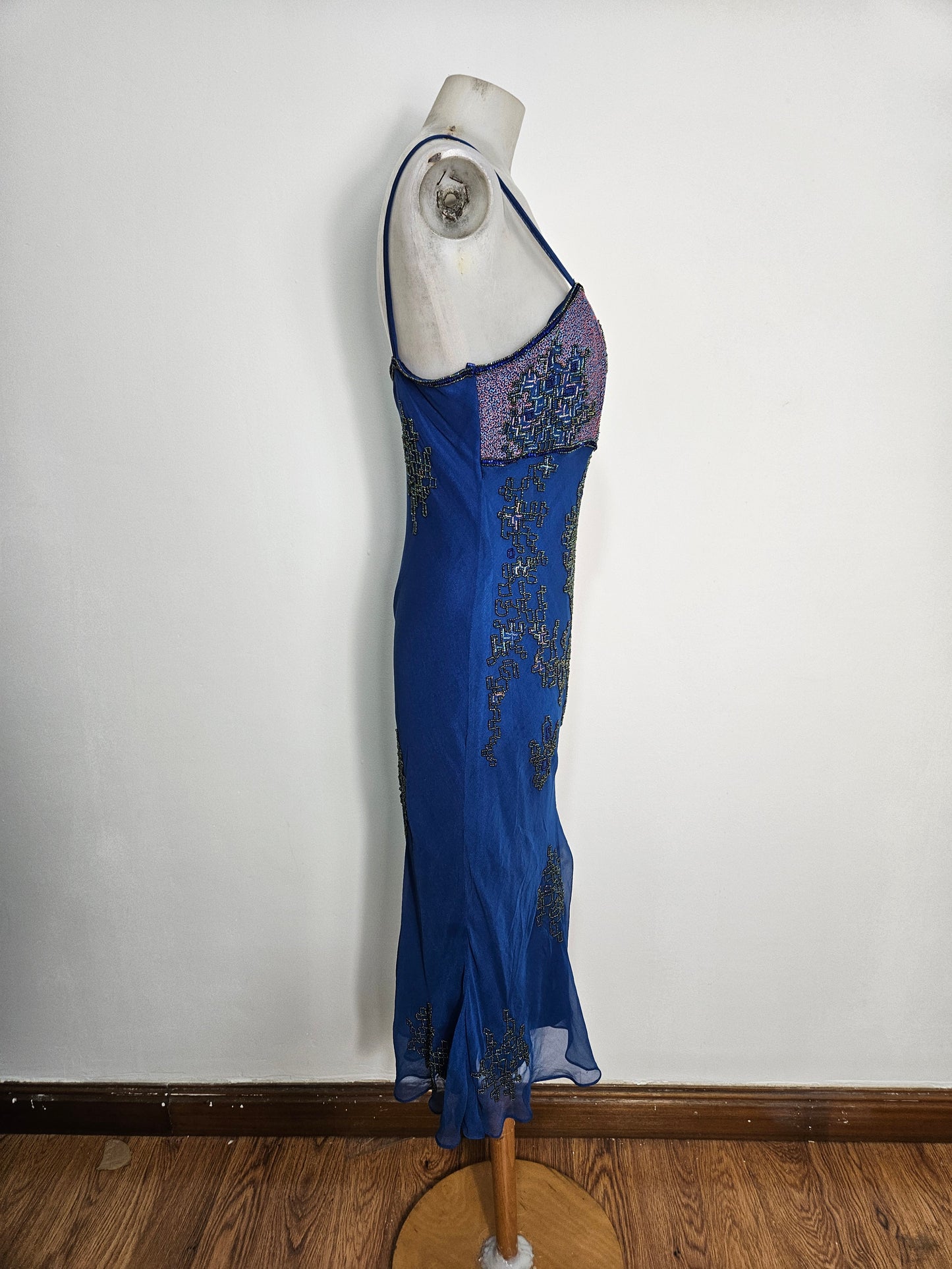 Robe en soie brodée Aftershock