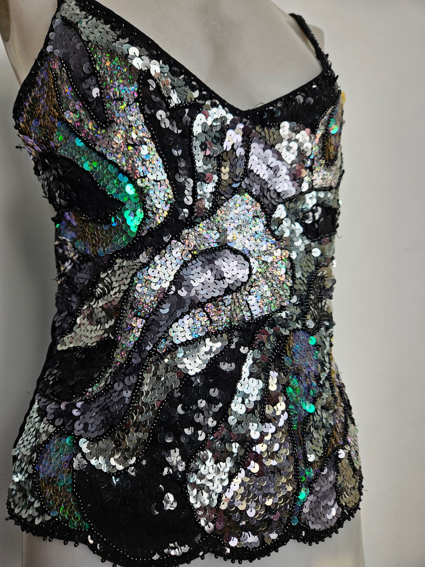 Haut à sequins tricolores Derhy