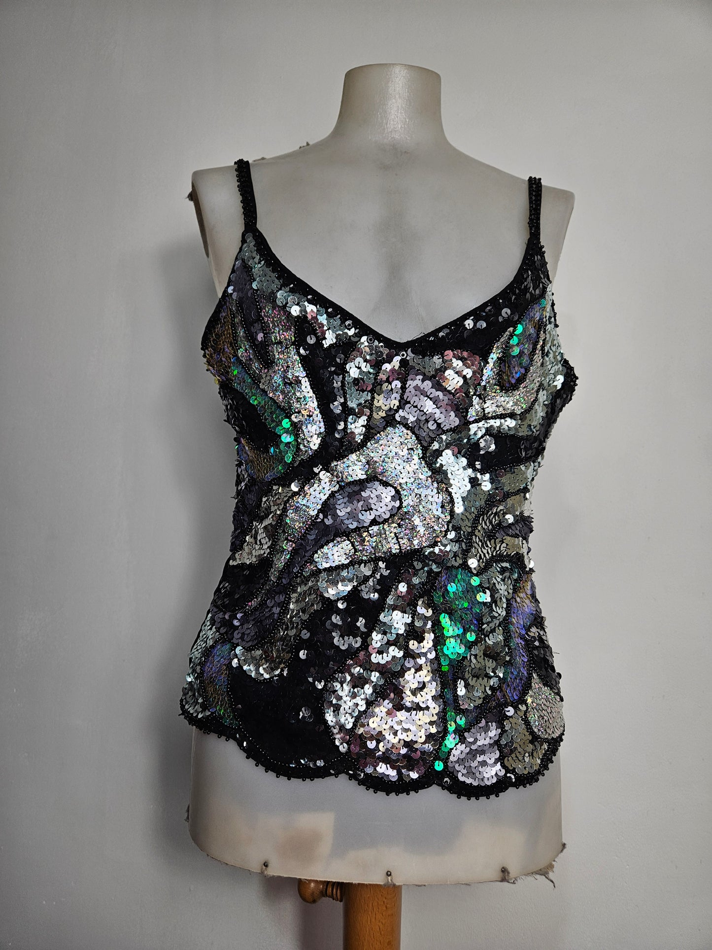 Haut à sequins tricolores Derhy