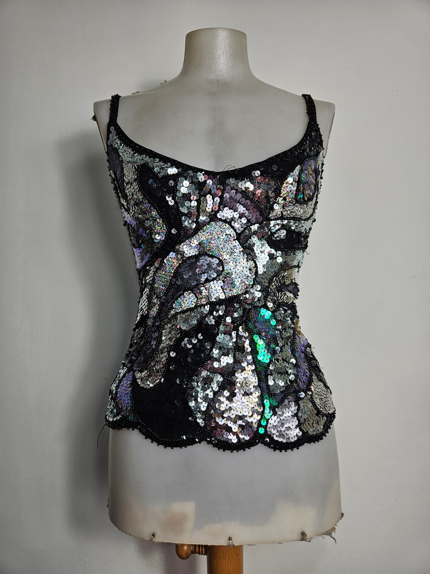 Haut à sequins tricolores Derhy